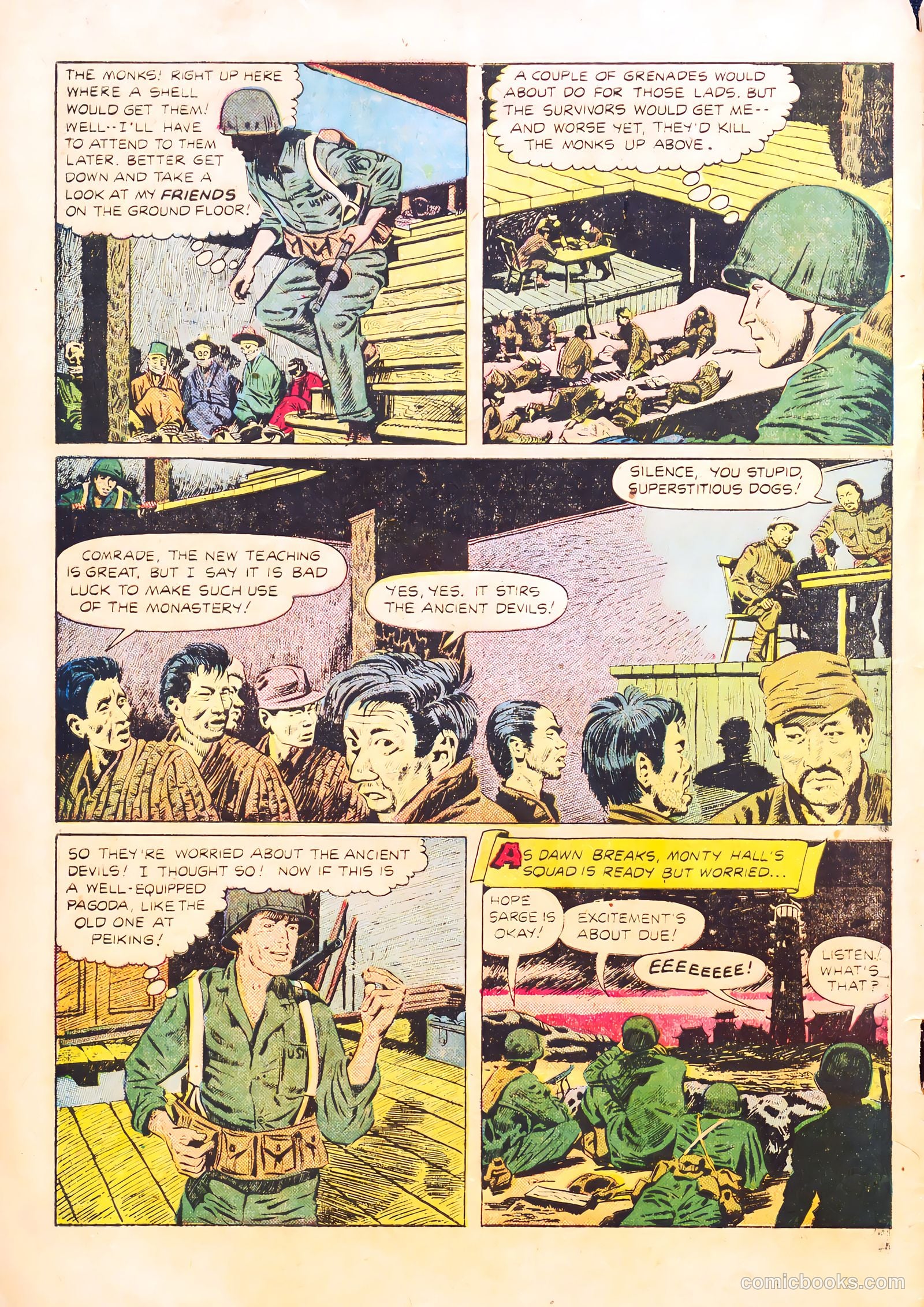 With the Marines on the Battlefronts of the World #1 (1953) — page 8 of 36