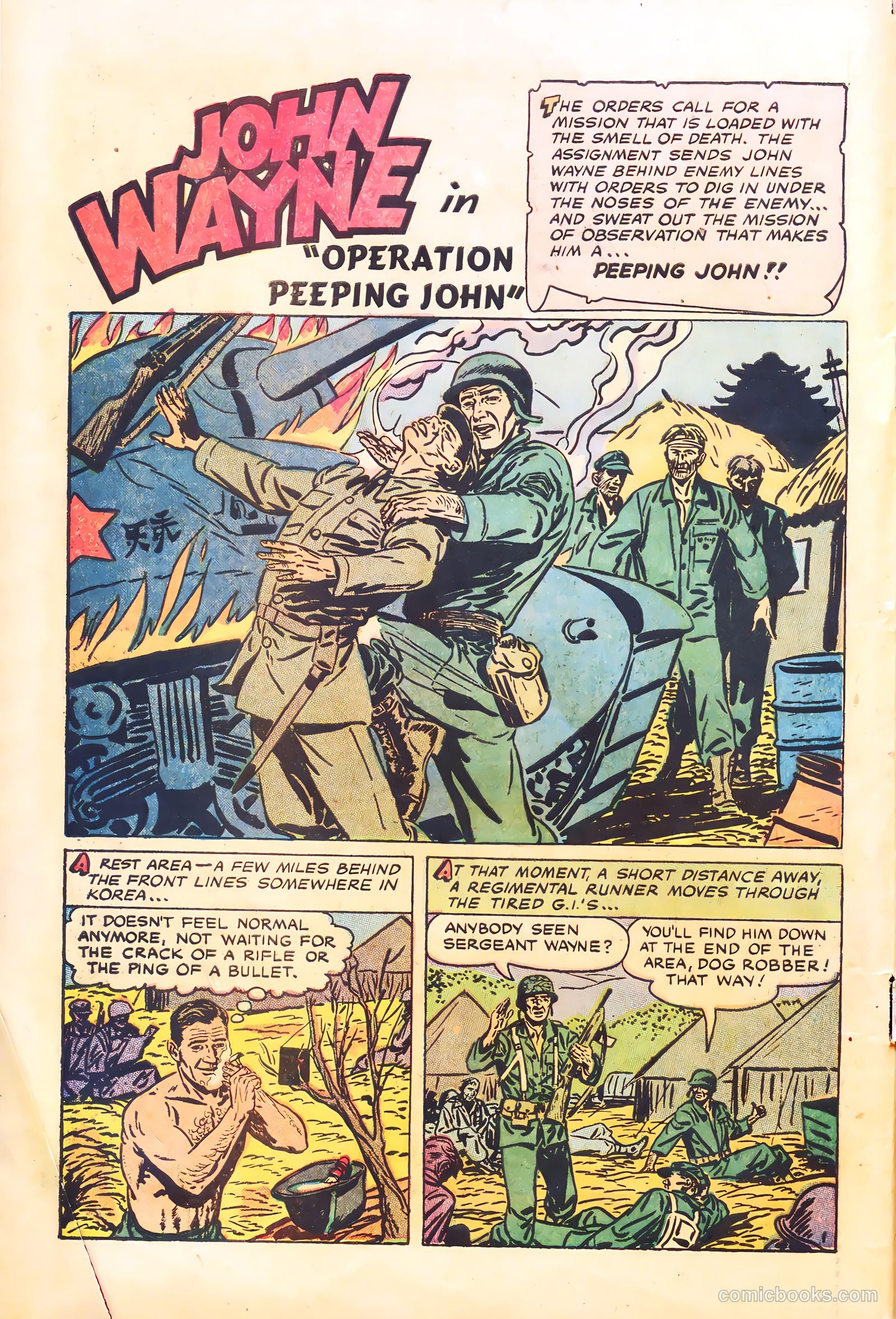 With the Marines on the Battlefronts of the World #1 (1953) — page 10 of 36