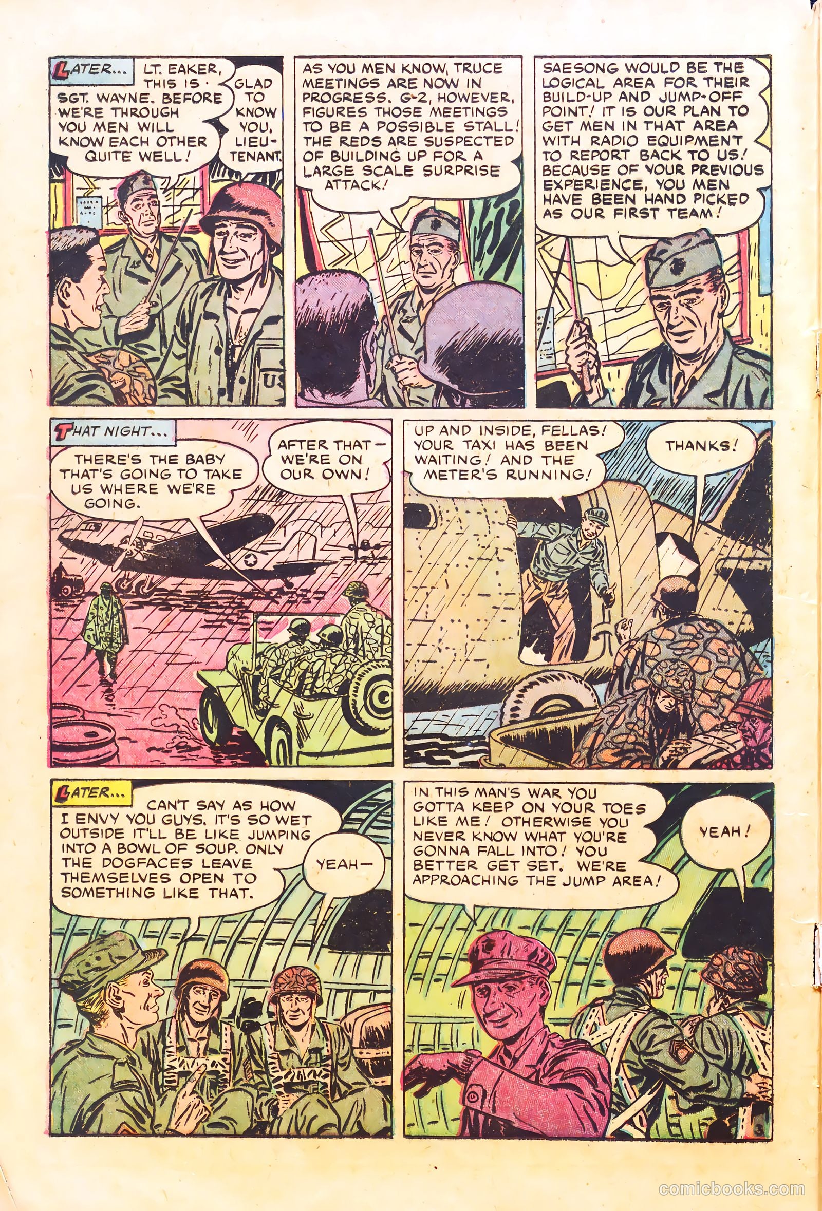 With the Marines on the Battlefronts of the World #1 (1953) — page 12 of 36