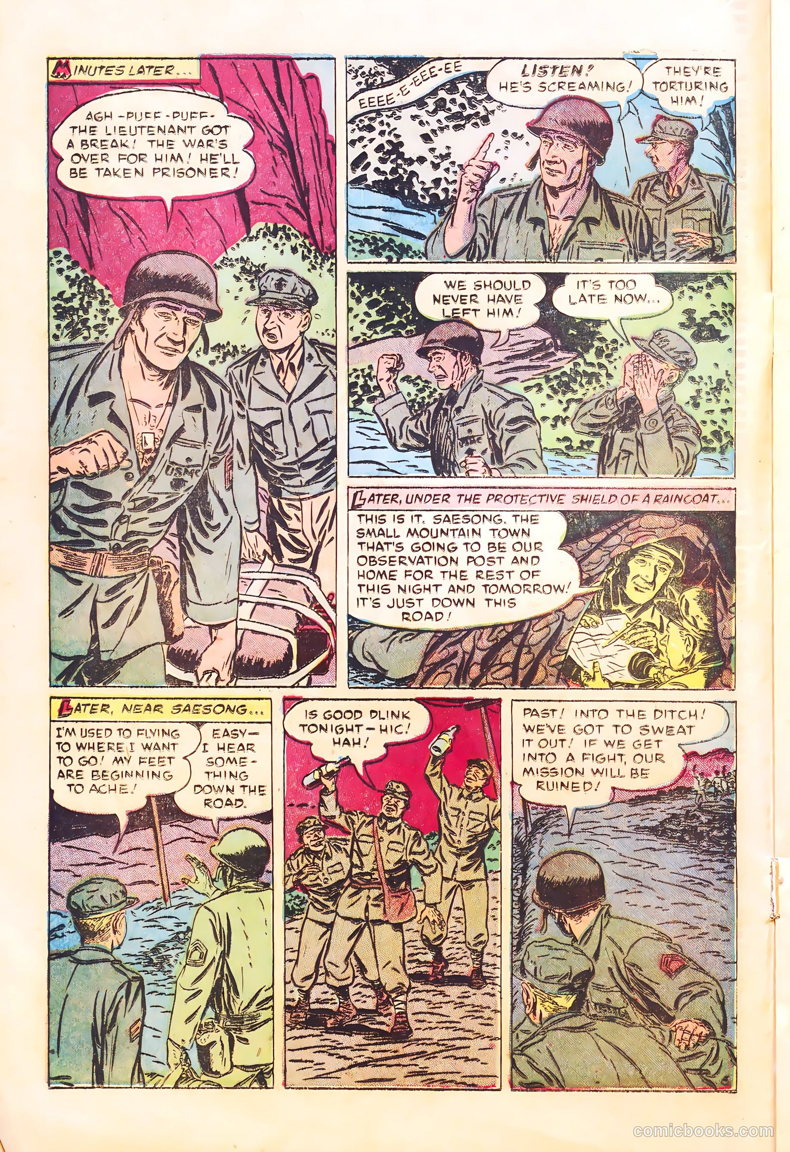 With the Marines on the Battlefronts of the World #1 (1953) — page 14 of 36