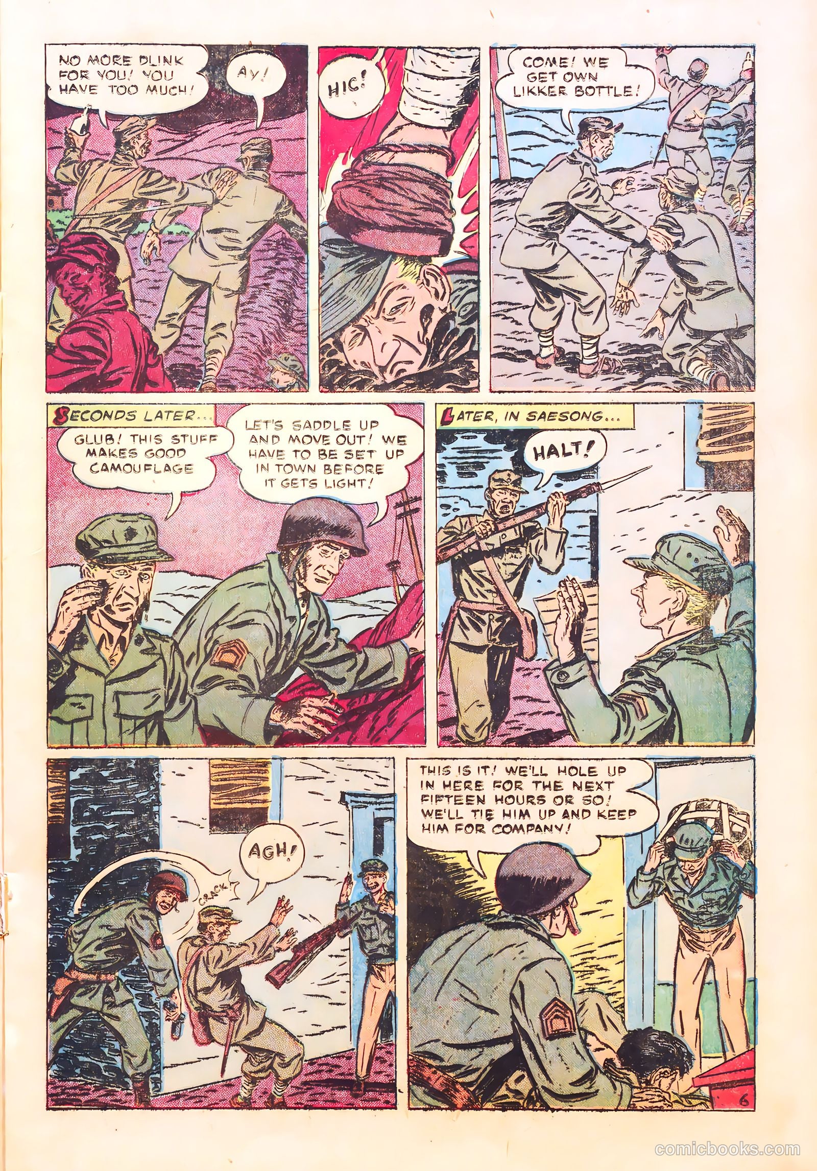 With the Marines on the Battlefronts of the World #1 (1953) — page 15 of 36
