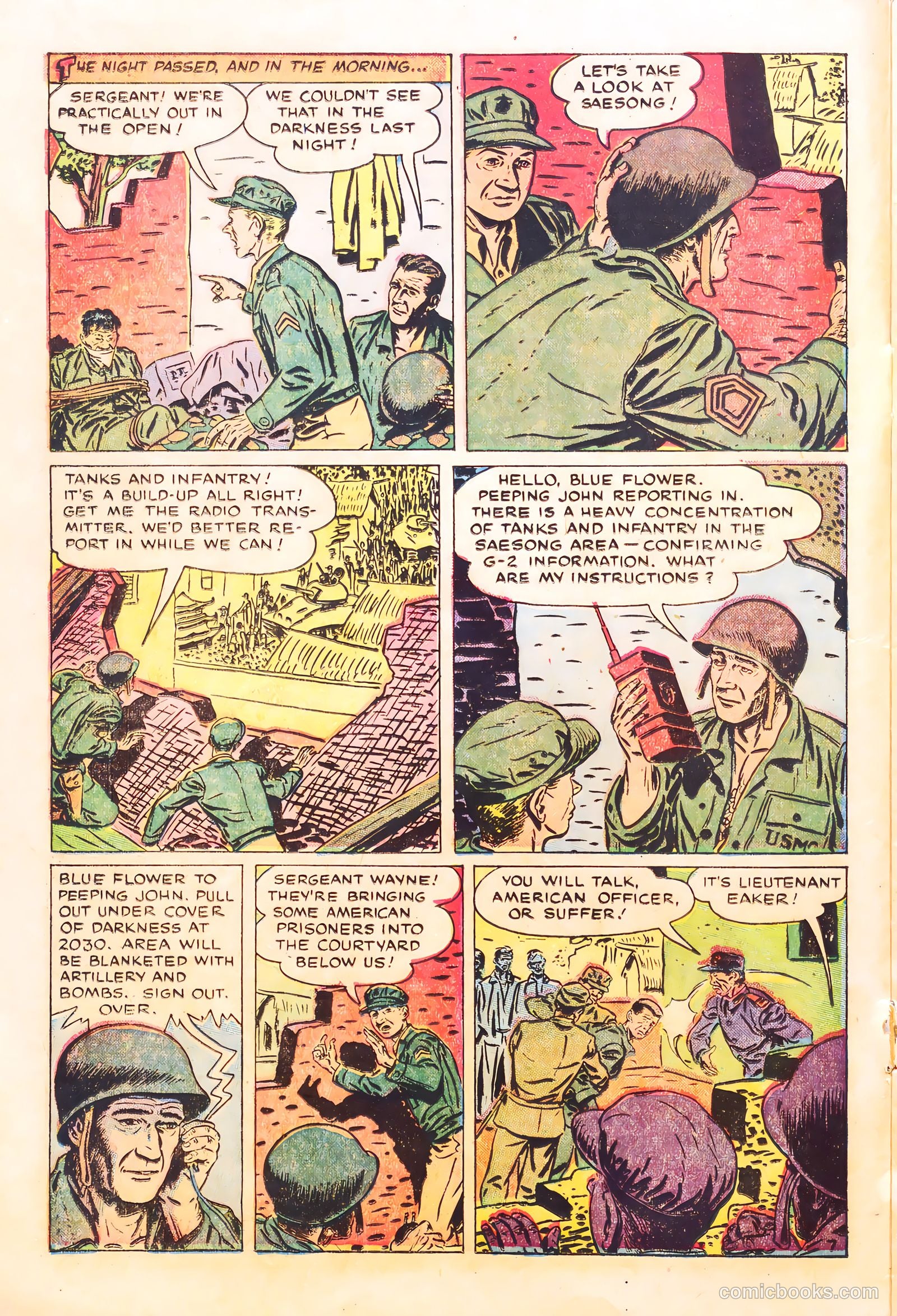 With the Marines on the Battlefronts of the World #1 (1953) — page 16 of 36