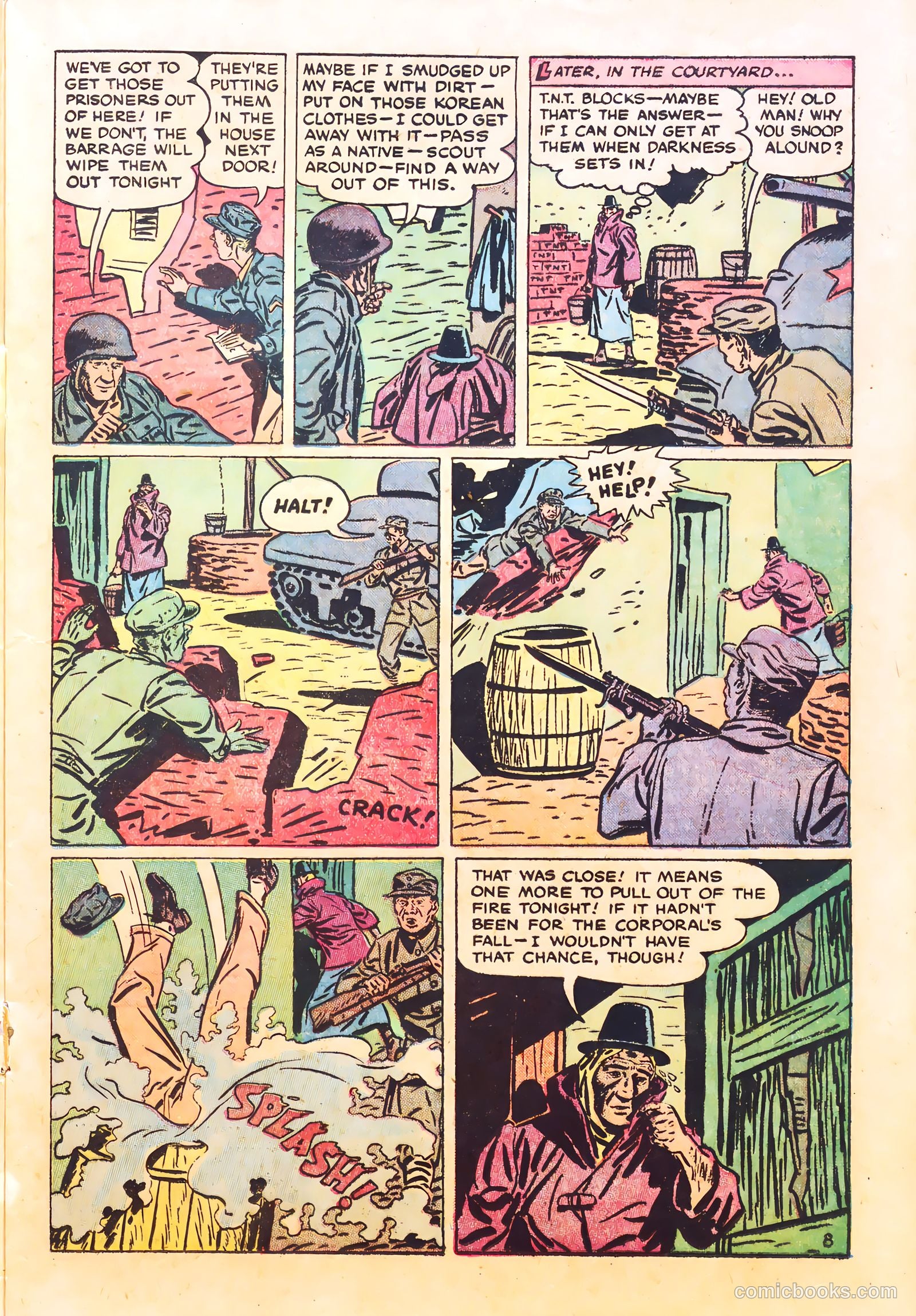 With the Marines on the Battlefronts of the World #1 (1953) — page 17 of 36