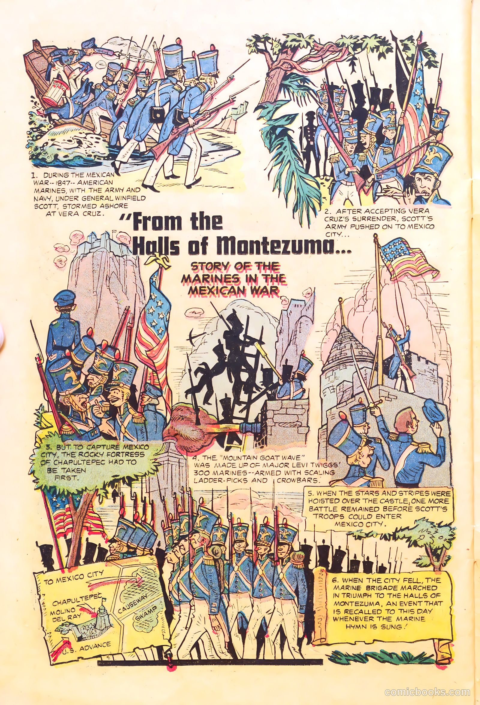 With the Marines on the Battlefronts of the World #1 (1953) — page 26 of 36