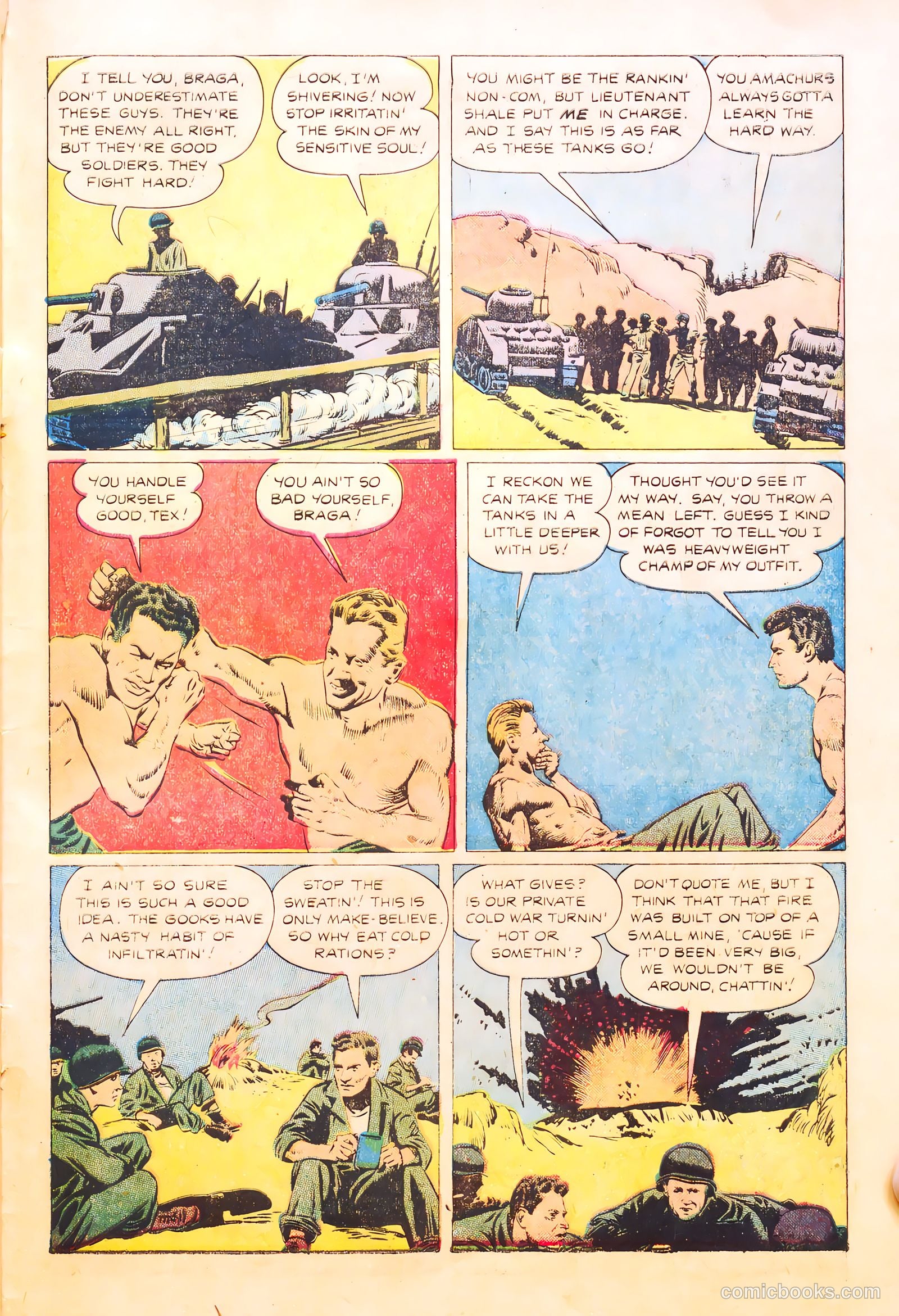 With the Marines on the Battlefronts of the World #1 (1953) — page 29 of 36
