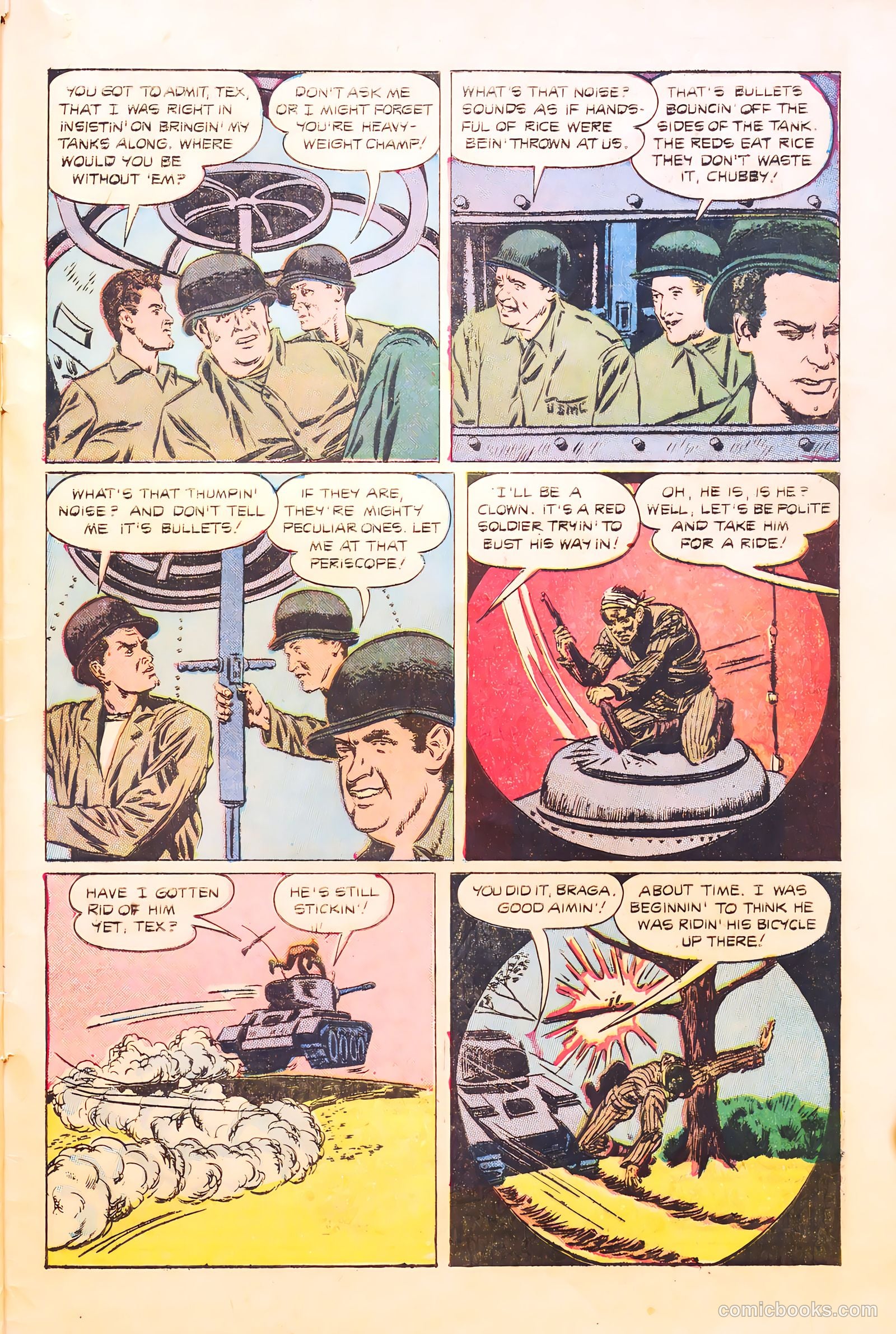 With the Marines on the Battlefronts of the World #1 (1953) — page 31 of 36