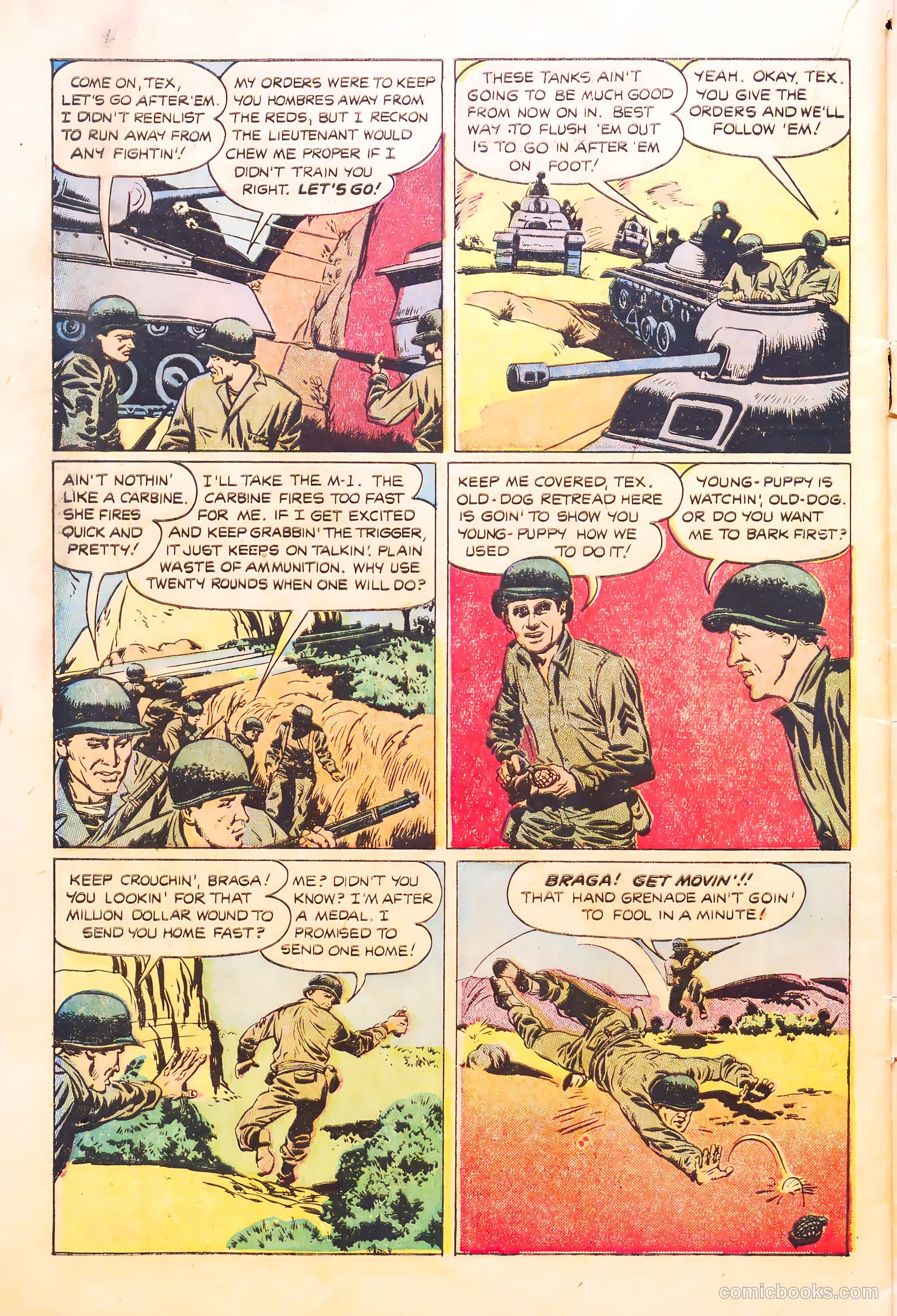With the Marines on the Battlefronts of the World #1 (1953) — page 32 of 36