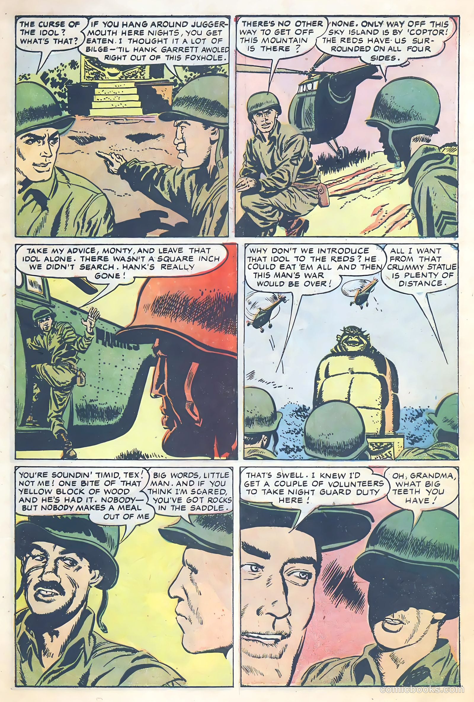 With the Marines on the Battlefronts of the World #2 (1954) — page 5 of 36