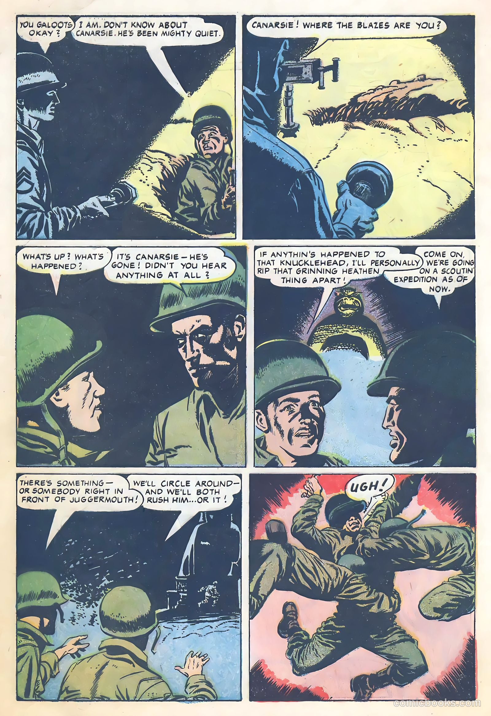 With the Marines on the Battlefronts of the World #2 (1954) — page 6 of 36
