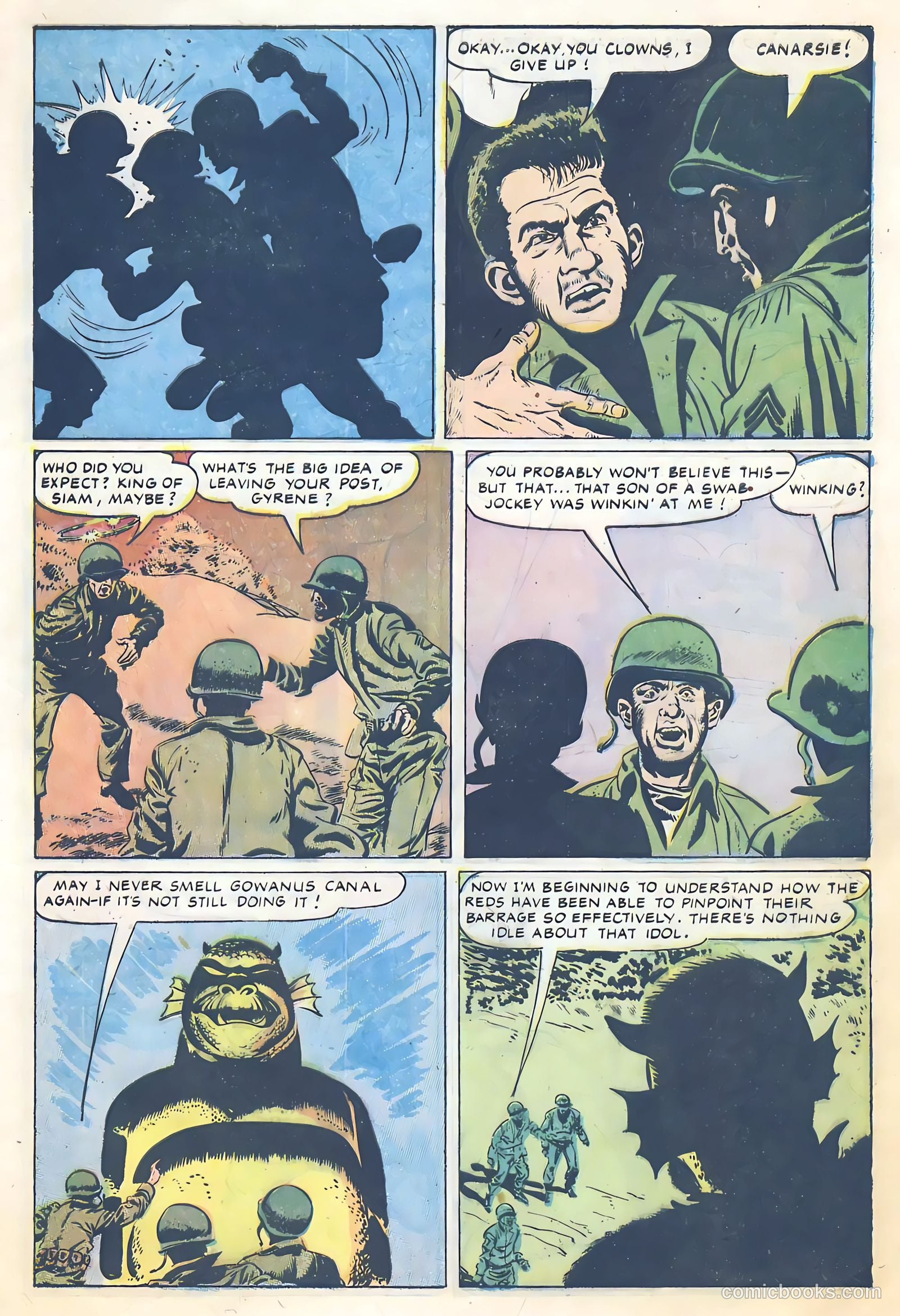 With the Marines on the Battlefronts of the World #2 (1954) — page 7 of 36