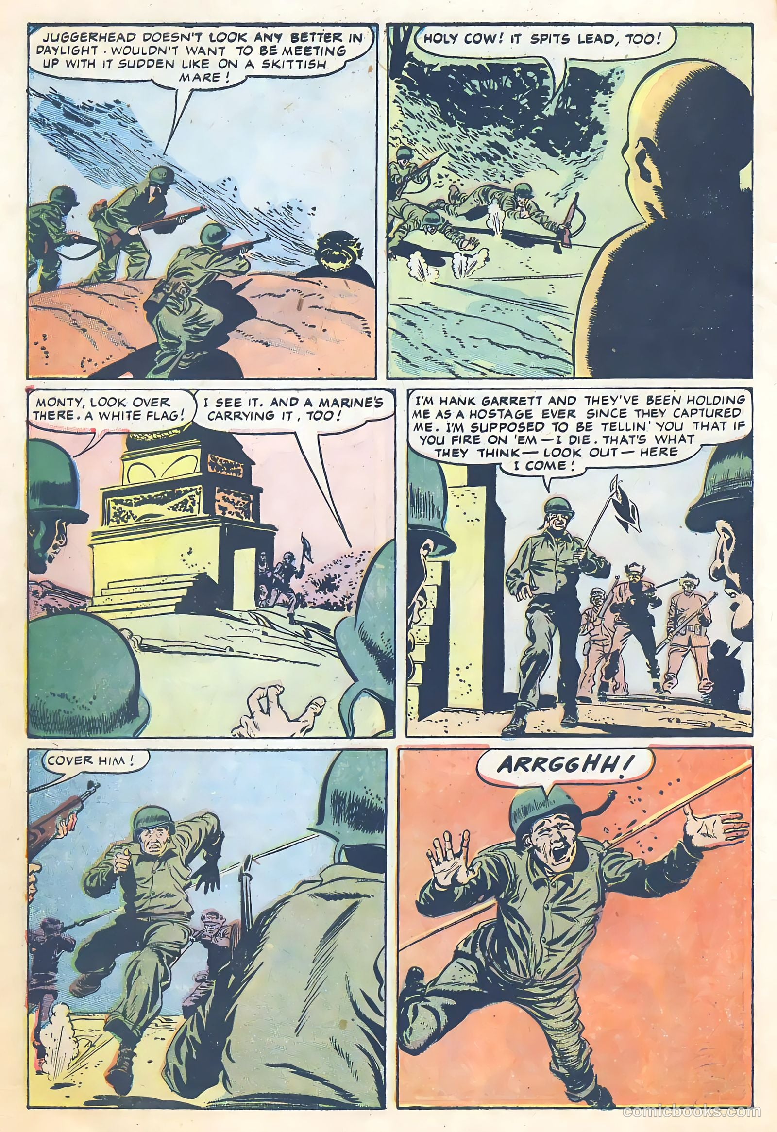 With the Marines on the Battlefronts of the World #2 (1954) — page 8 of 36