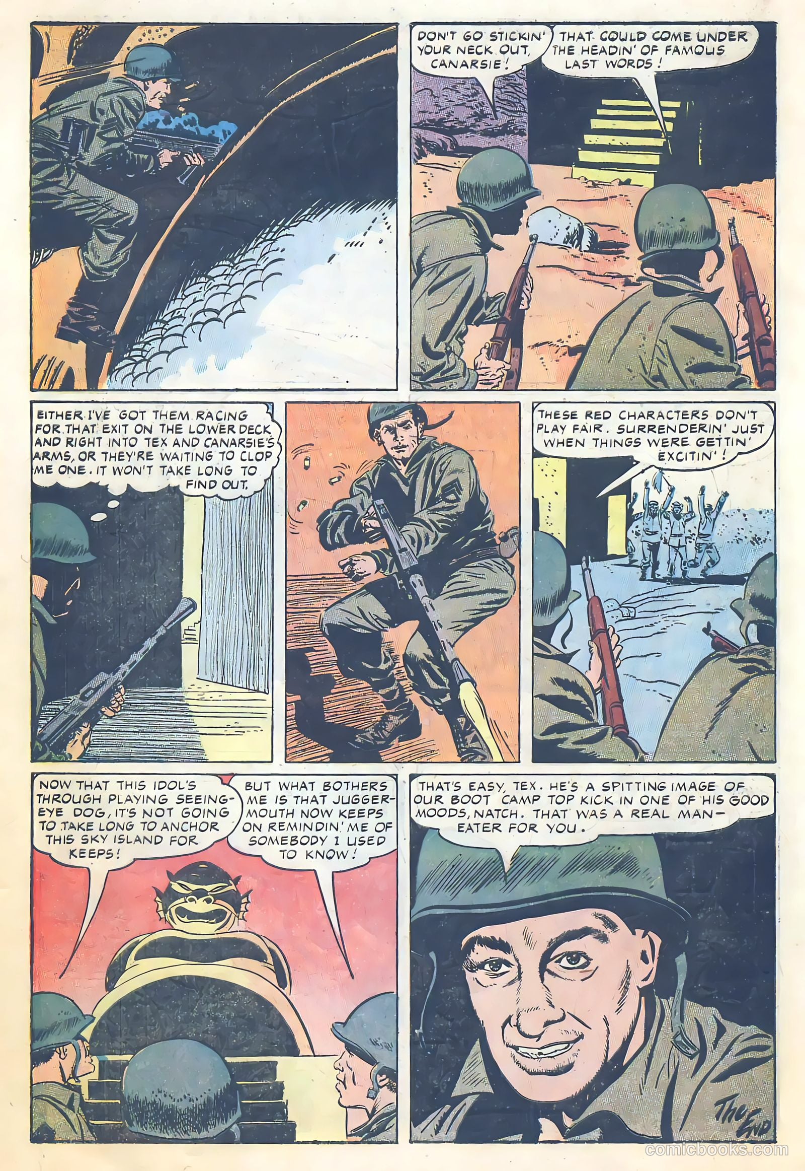 With the Marines on the Battlefronts of the World #2 (1954) — page 10 of 36