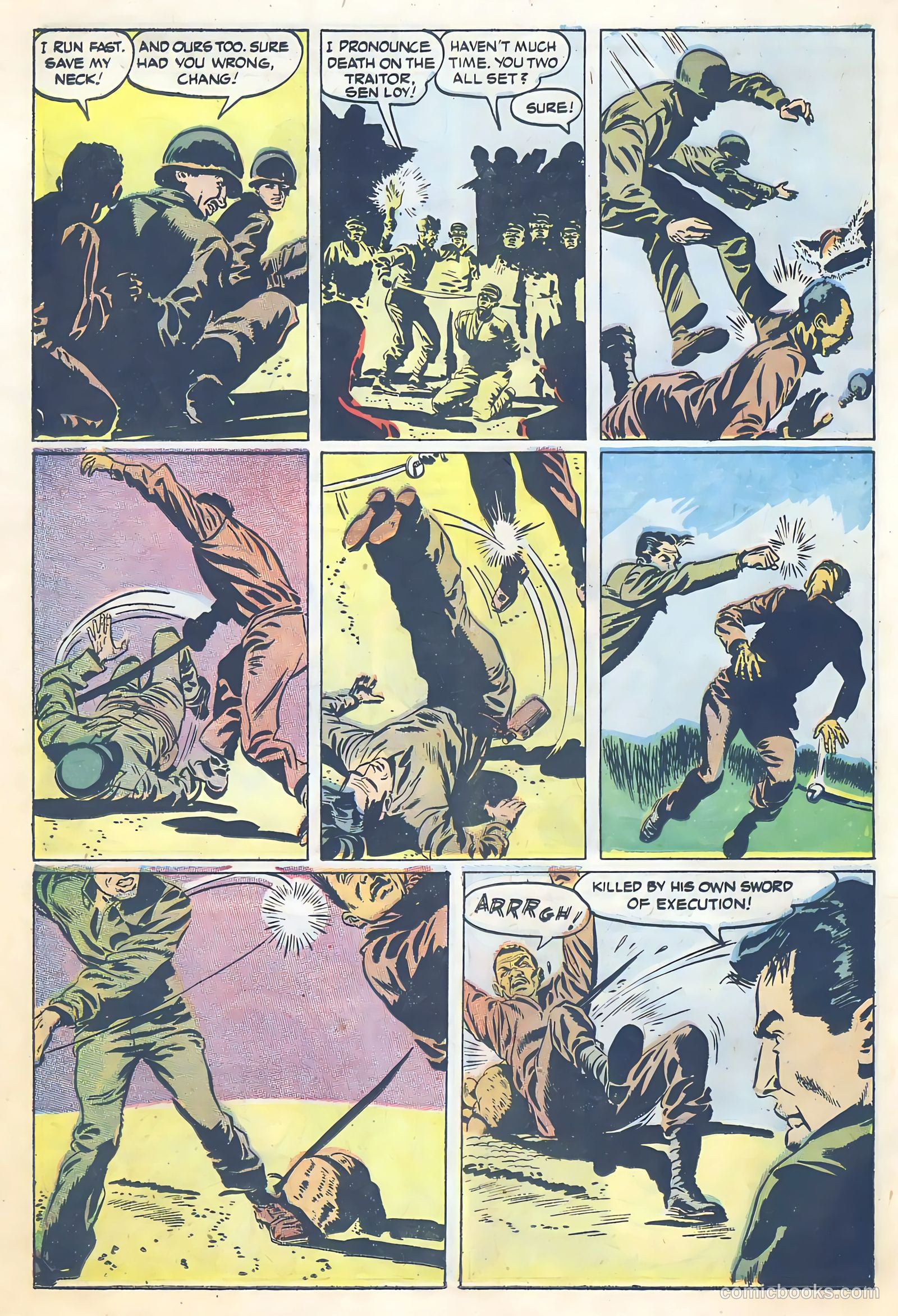 With the Marines on the Battlefronts of the World #2 (1954) — page 16 of 36