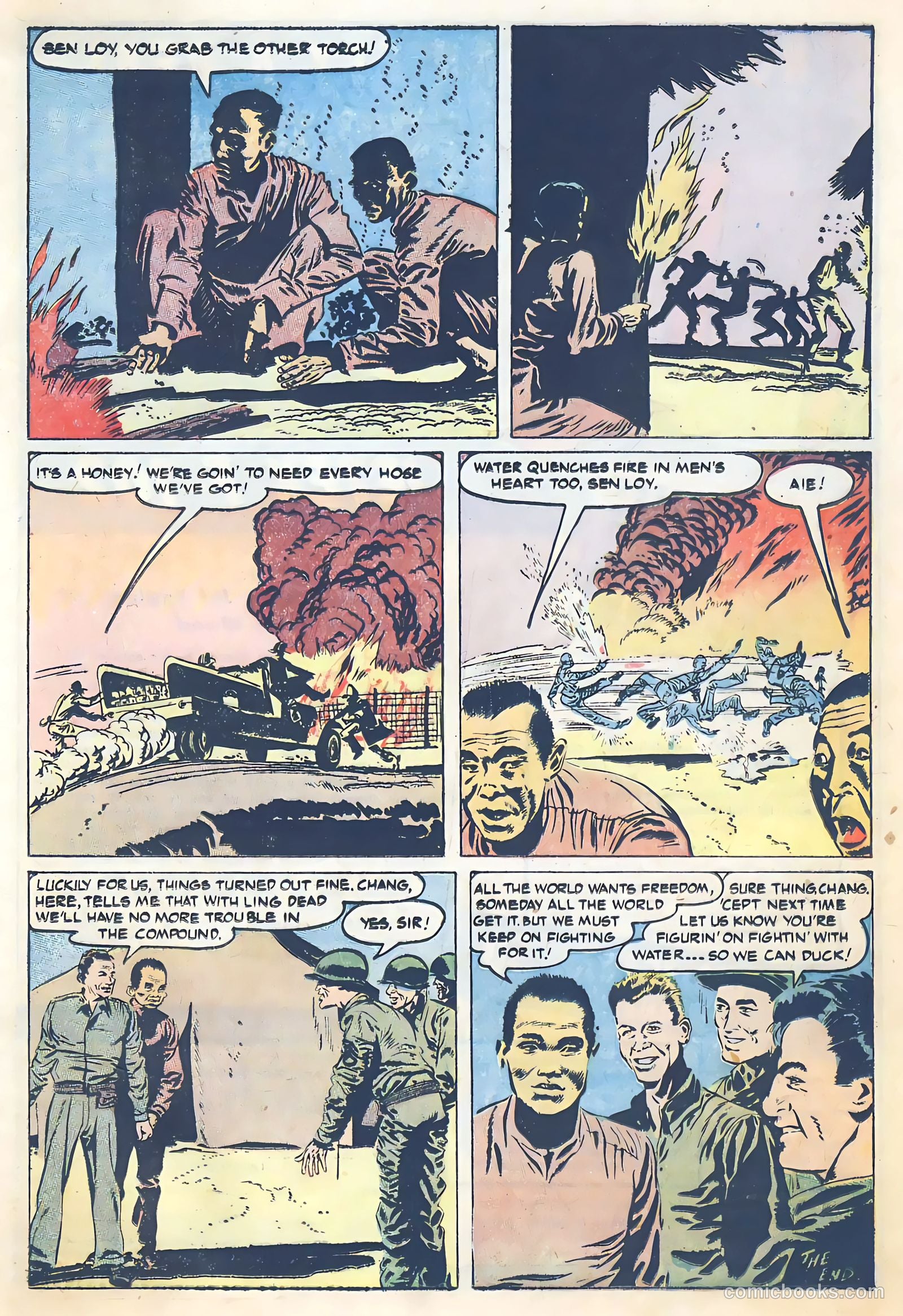 With the Marines on the Battlefronts of the World #2 (1954) — page 17 of 36