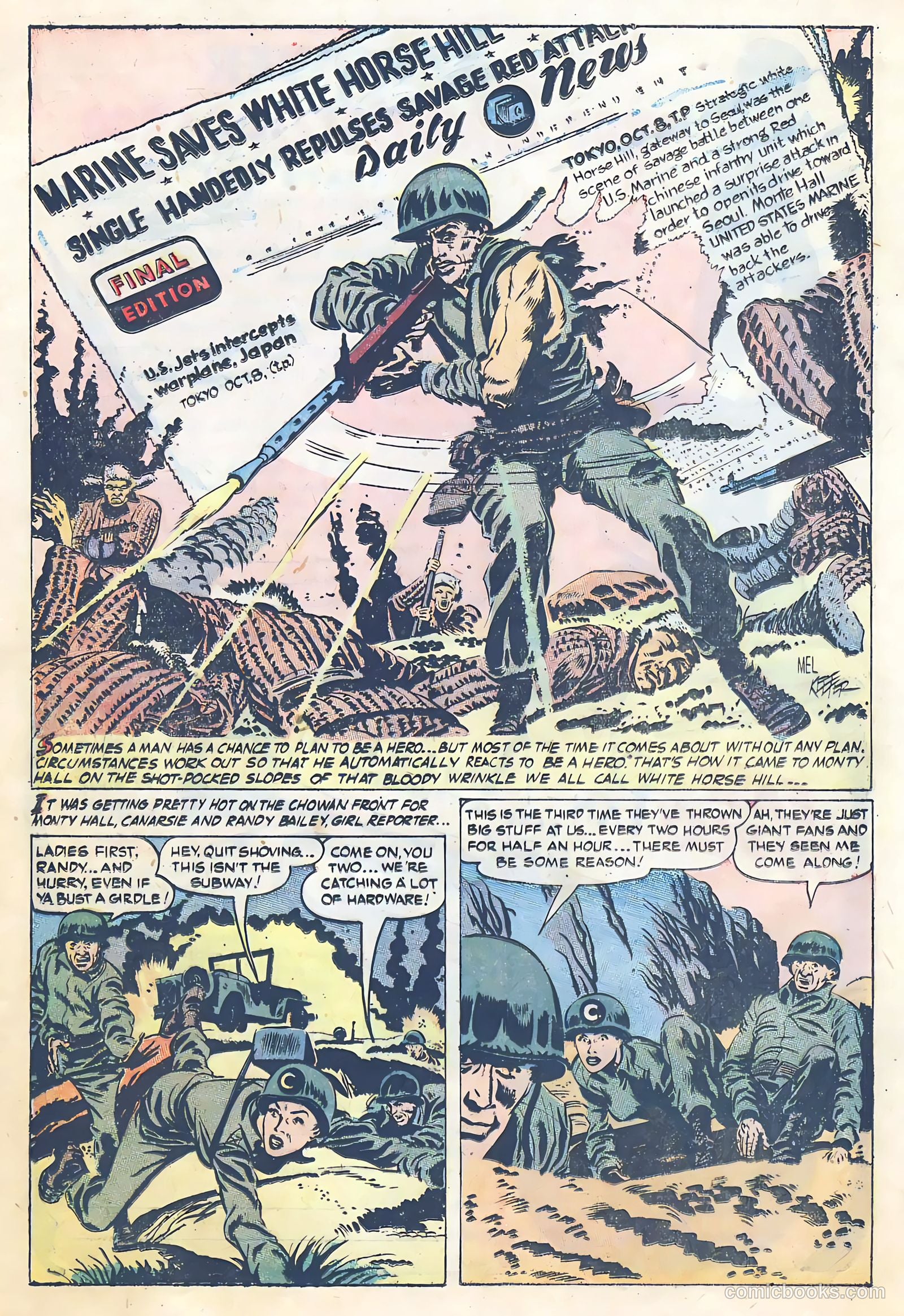 With the Marines on the Battlefronts of the World #2 (1954) — page 20 of 36