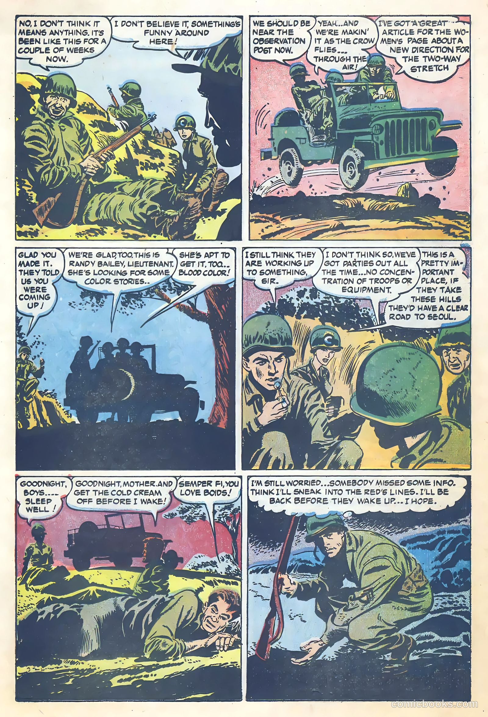 With the Marines on the Battlefronts of the World #2 (1954) — page 21 of 36