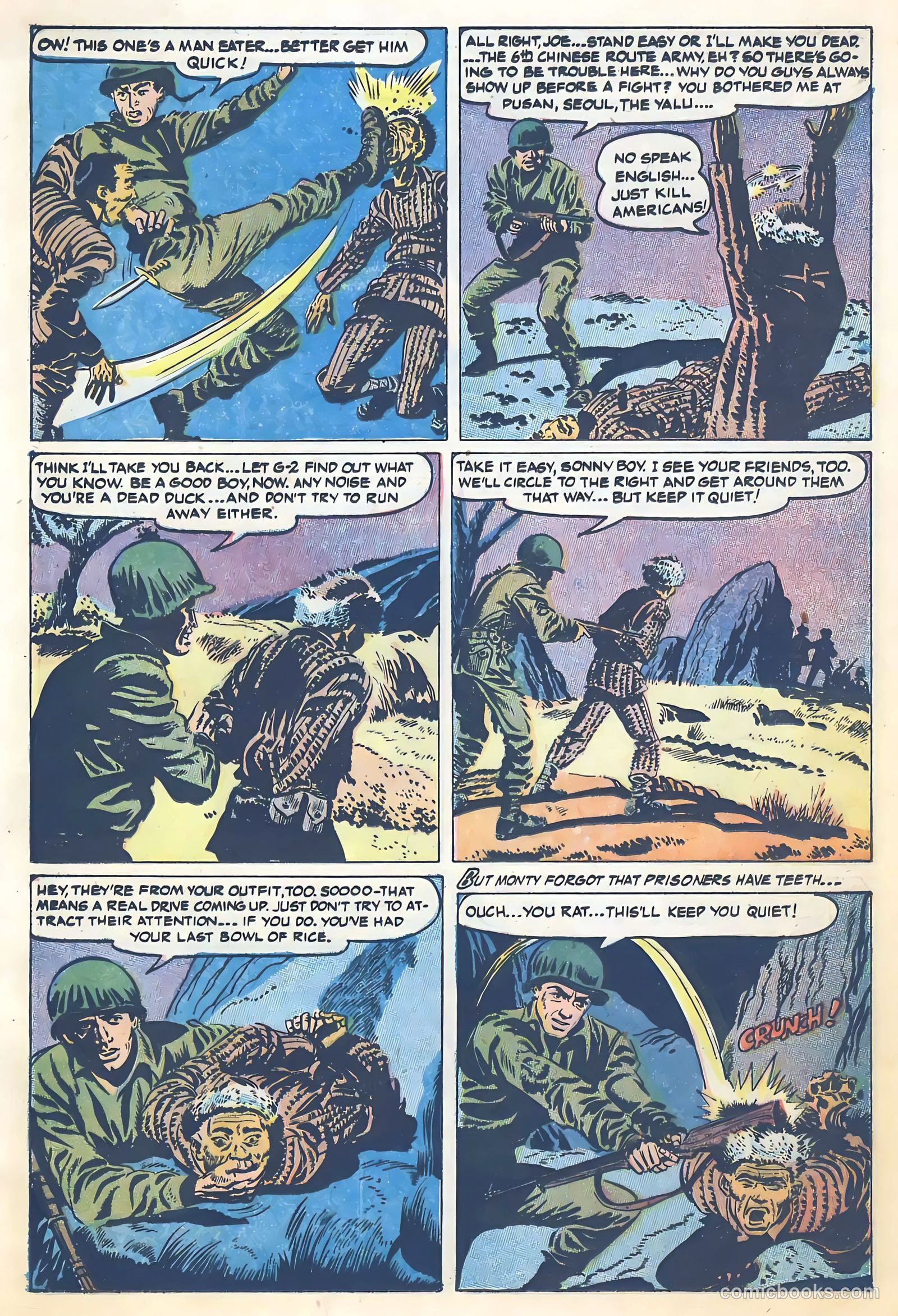 With the Marines on the Battlefronts of the World #2 (1954) — page 23 of 36