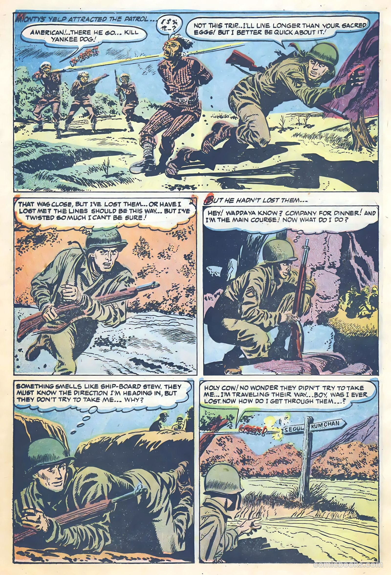 With the Marines on the Battlefronts of the World #2 (1954) — page 24 of 36