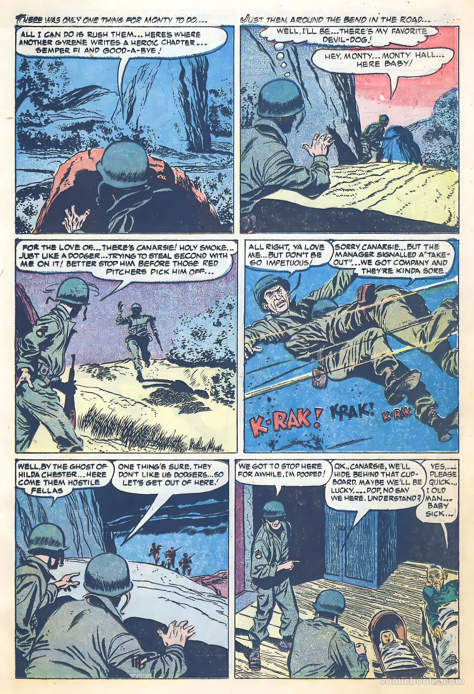 With the Marines on the Battlefronts of the World #2 (1954) — page 25 of 36