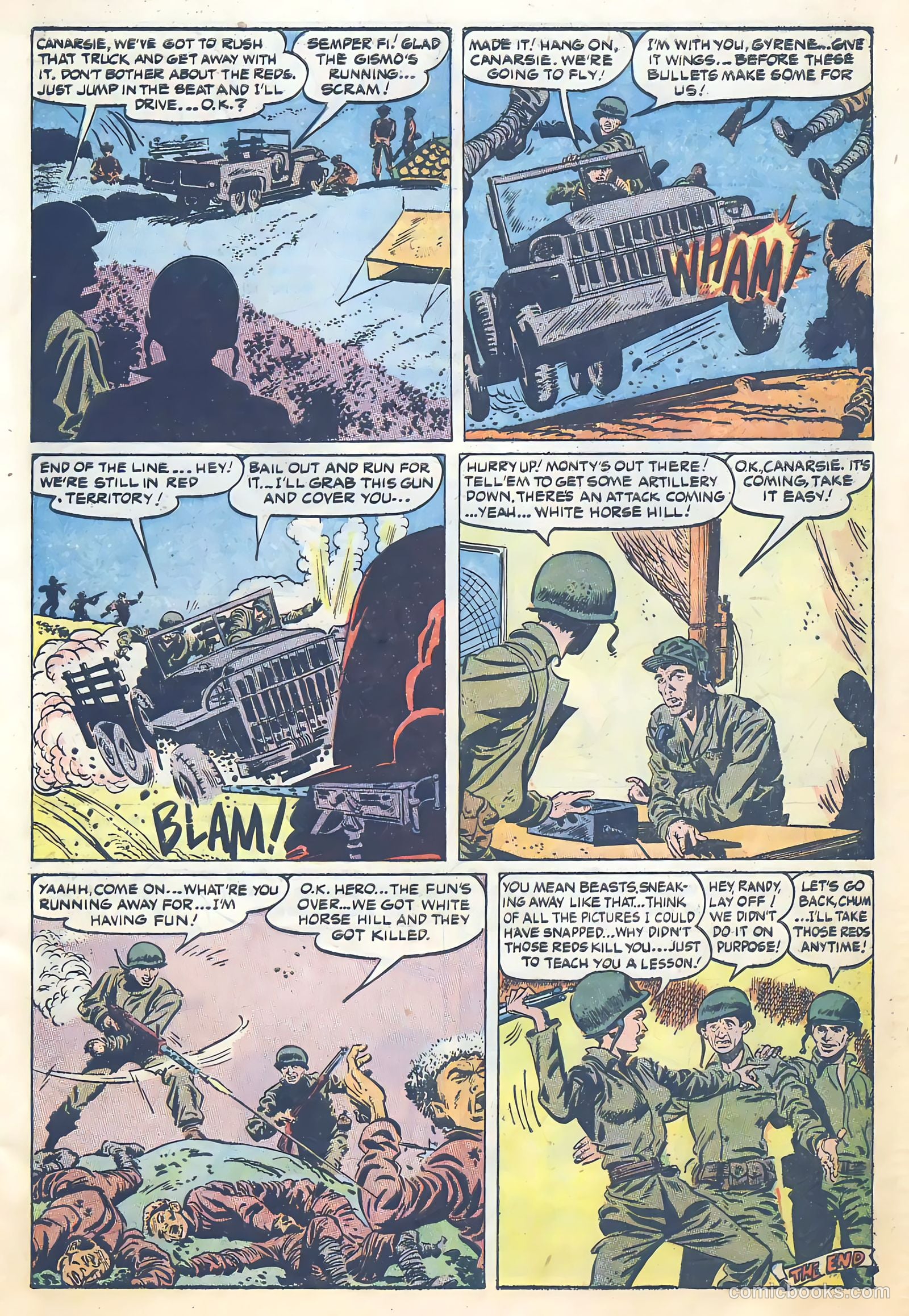 With the Marines on the Battlefronts of the World #2 (1954) — page 27 of 36