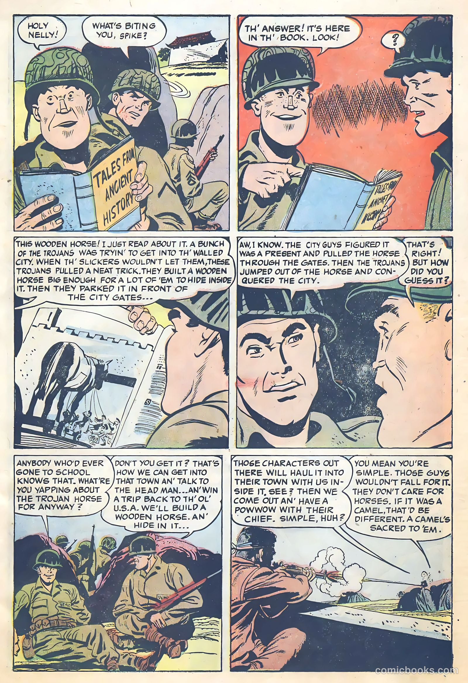With the Marines on the Battlefronts of the World #2 (1954) — page 29 of 36
