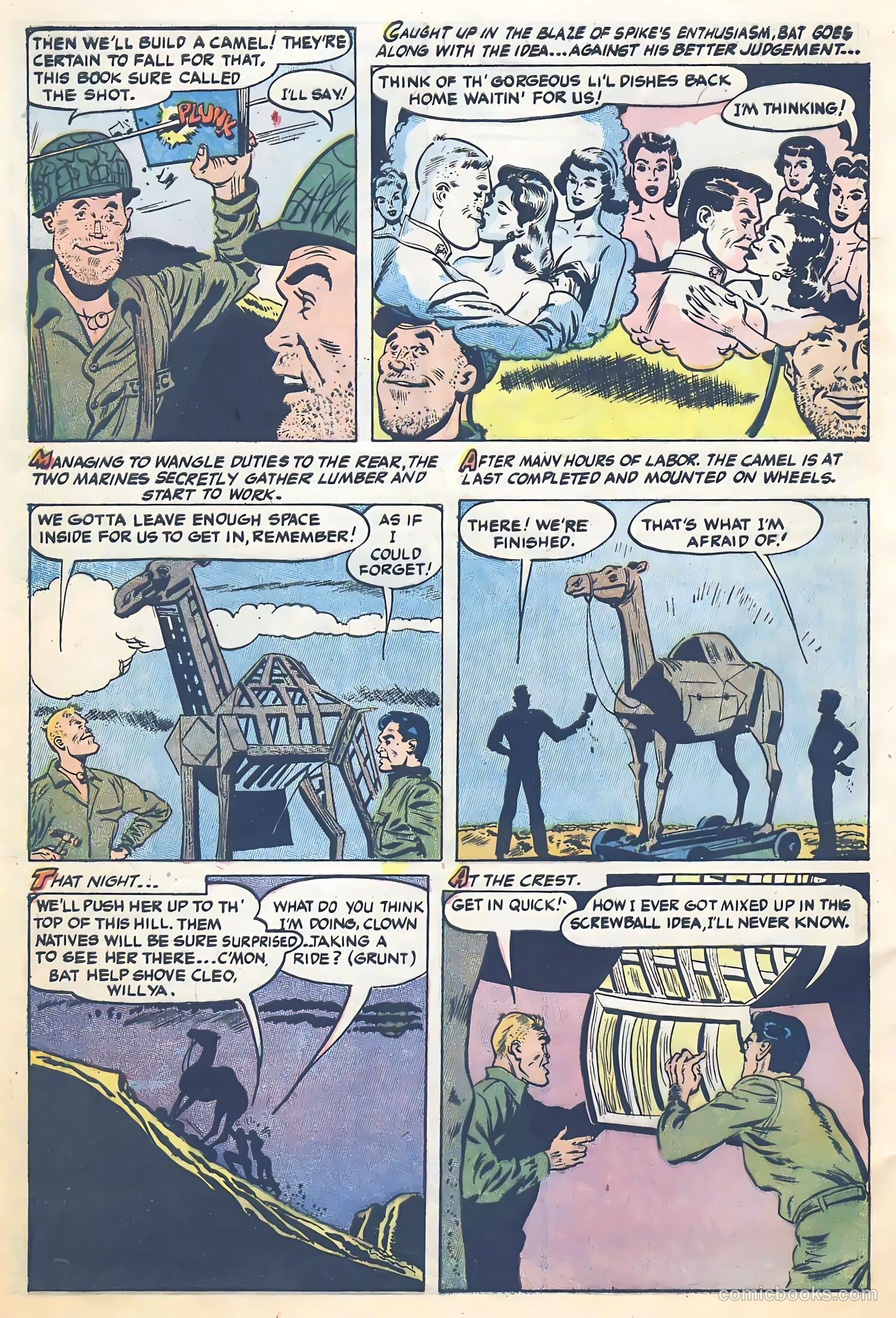 With the Marines on the Battlefronts of the World #2 (1954) — page 30 of 36