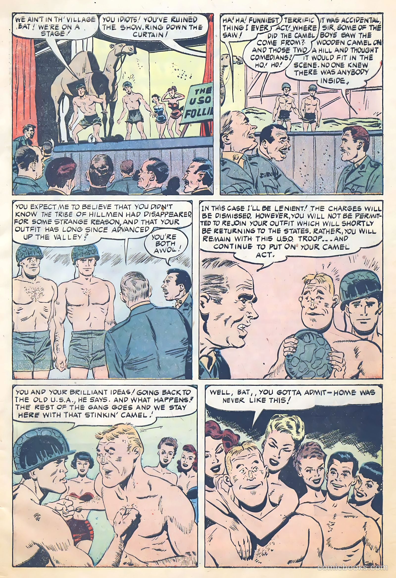 With the Marines on the Battlefronts of the World #2 (1954) — page 33 of 36