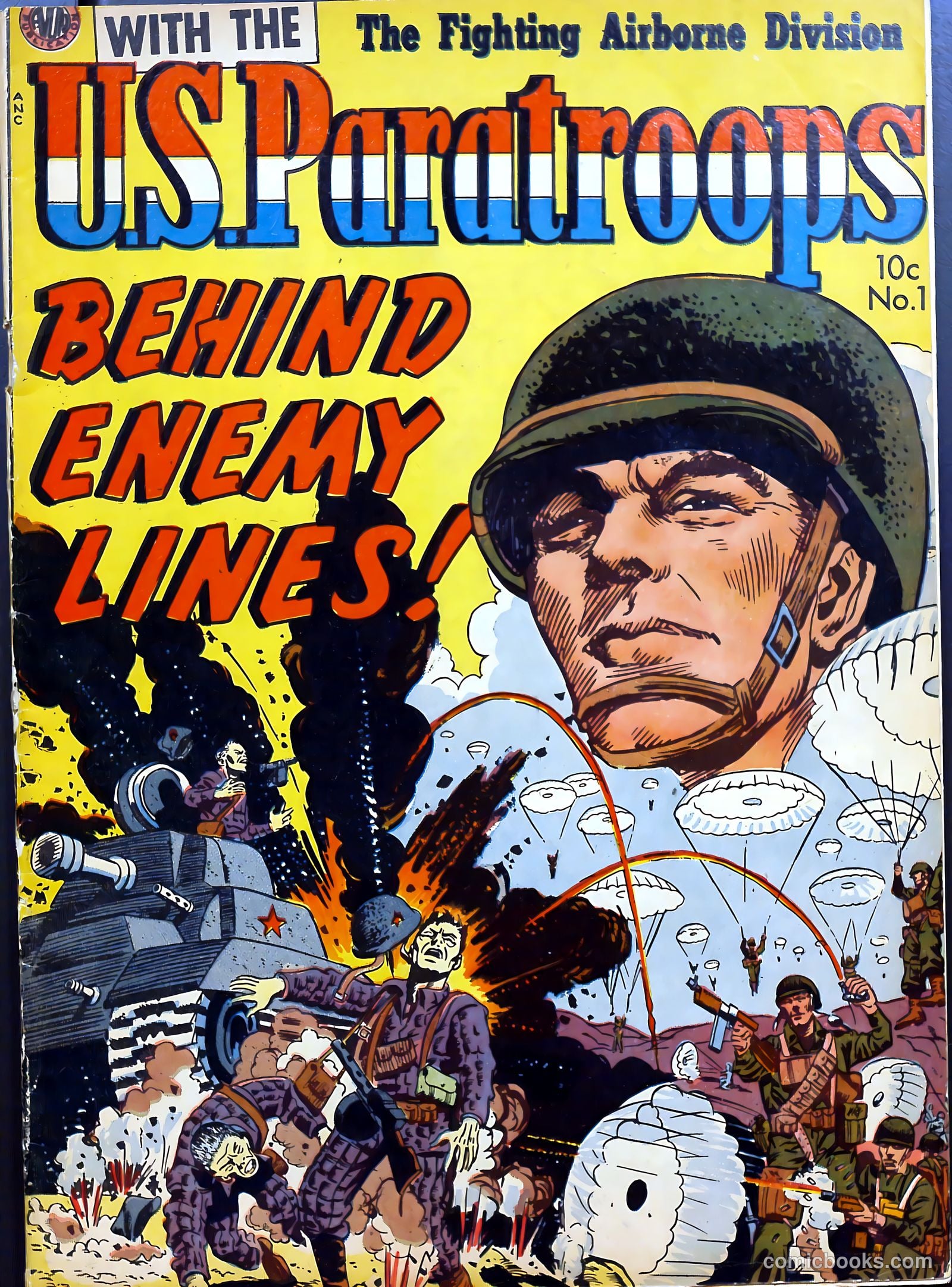 With the U.S. Paratroops Behind Enemy Lines #1