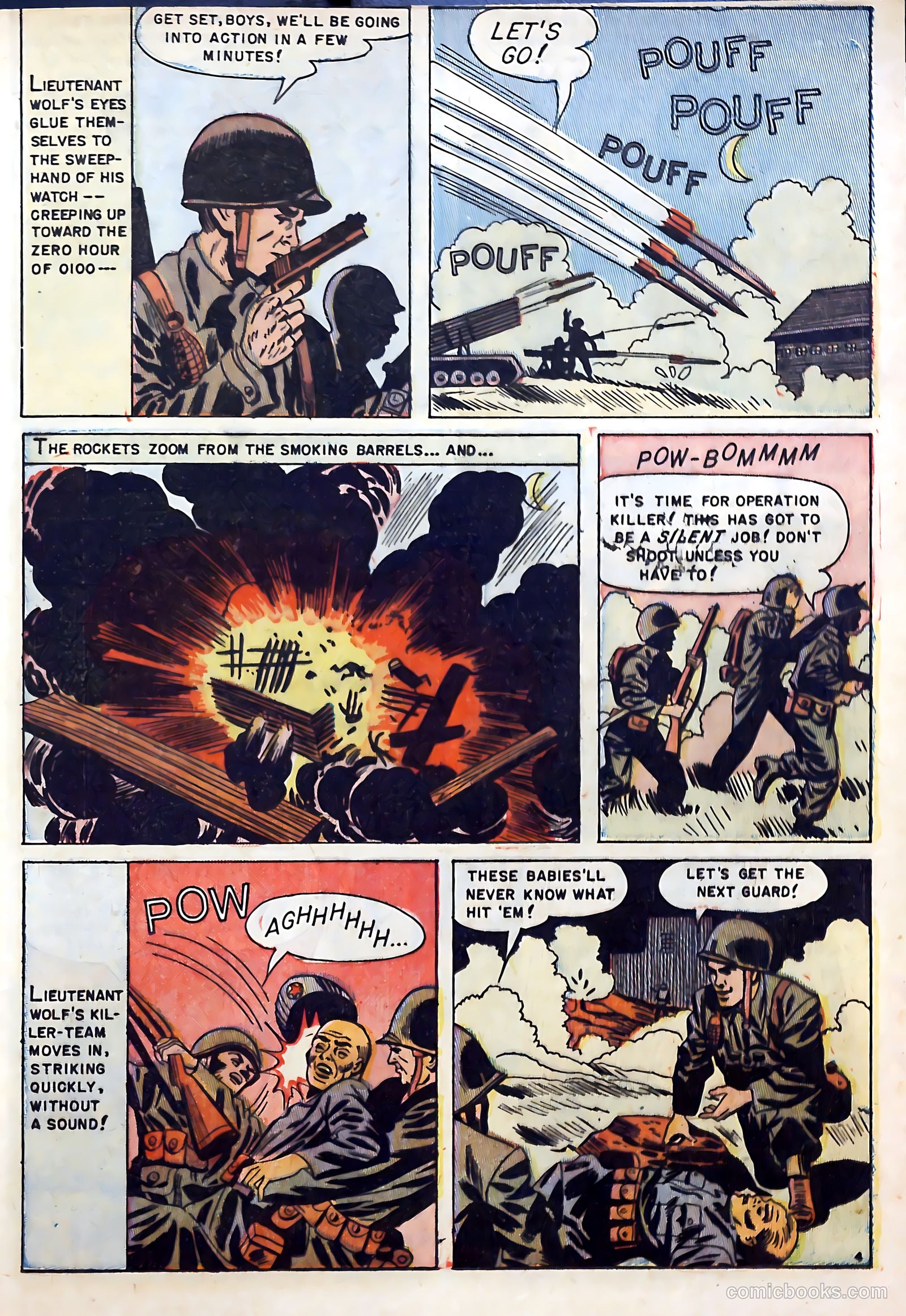 With the U.S. Paratroops Behind Enemy Lines #1 (1951) — page 13 of 36