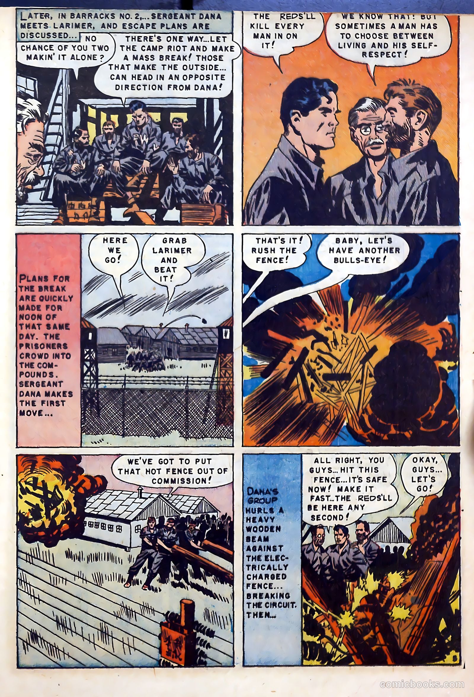 With the U.S. Paratroops Behind Enemy Lines #1 (1951) — page 21 of 36