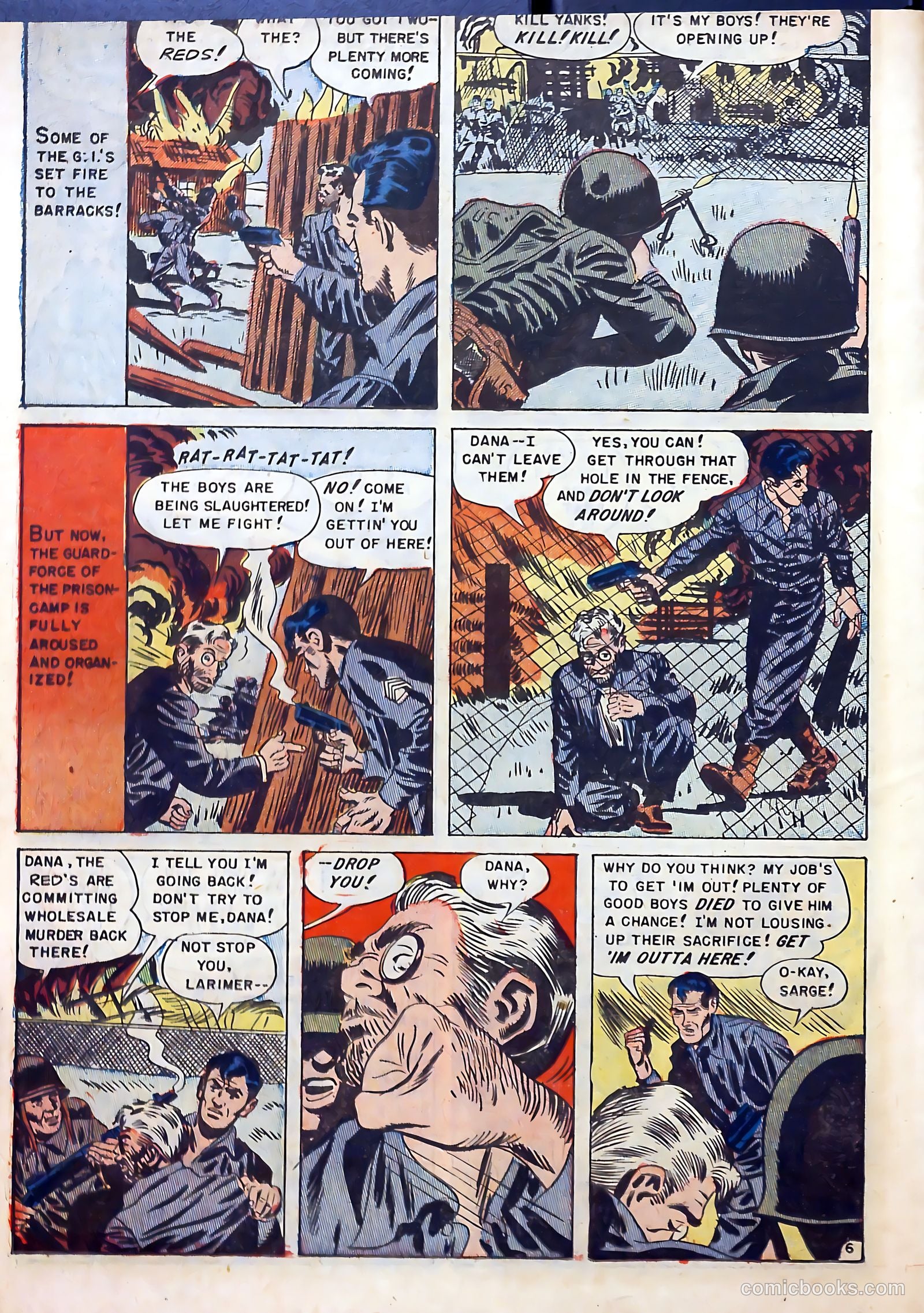 With the U.S. Paratroops Behind Enemy Lines #1 (1951) — page 22 of 36