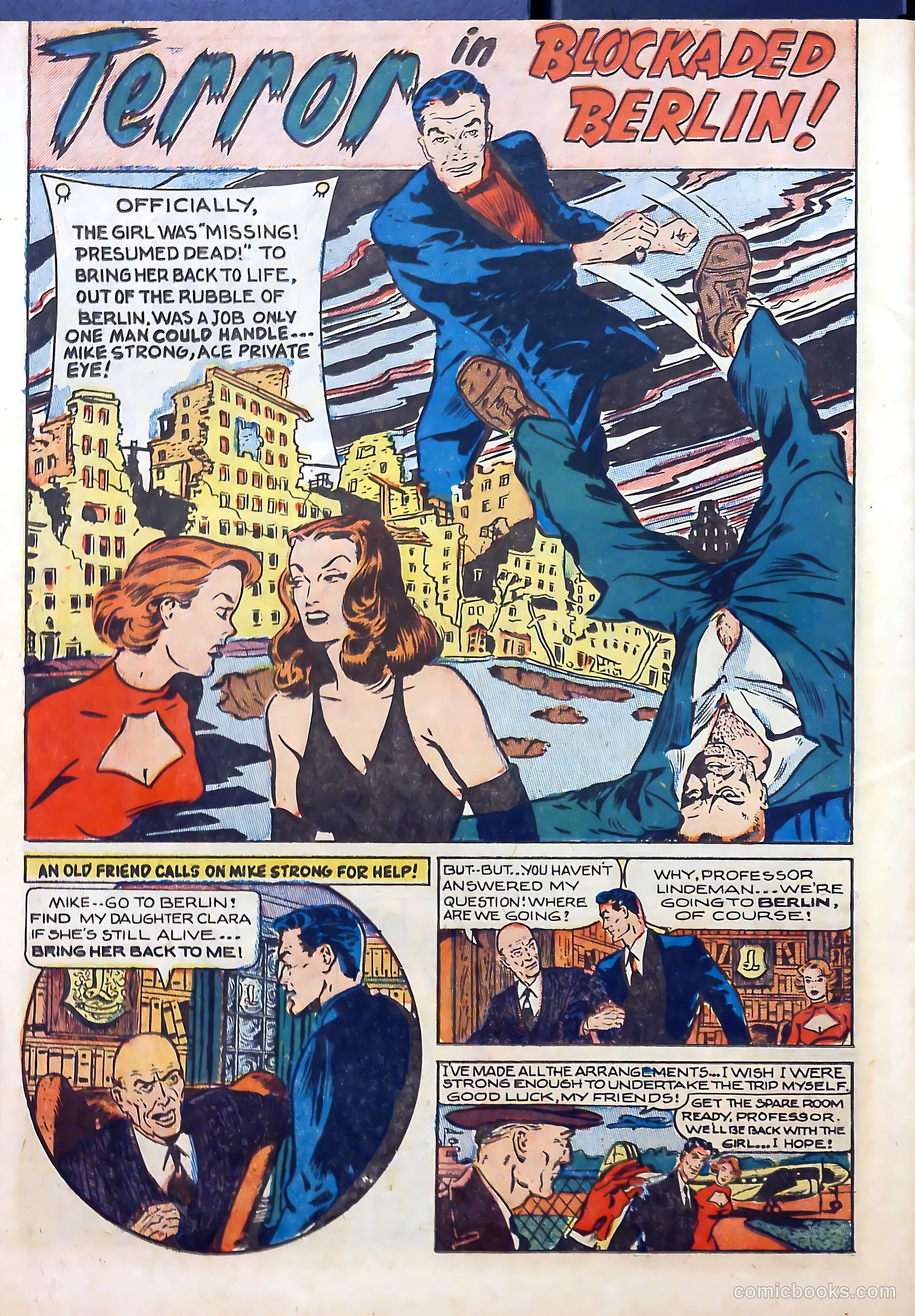 With the U.S. Paratroops Behind Enemy Lines #1 (1951) — page 26 of 36