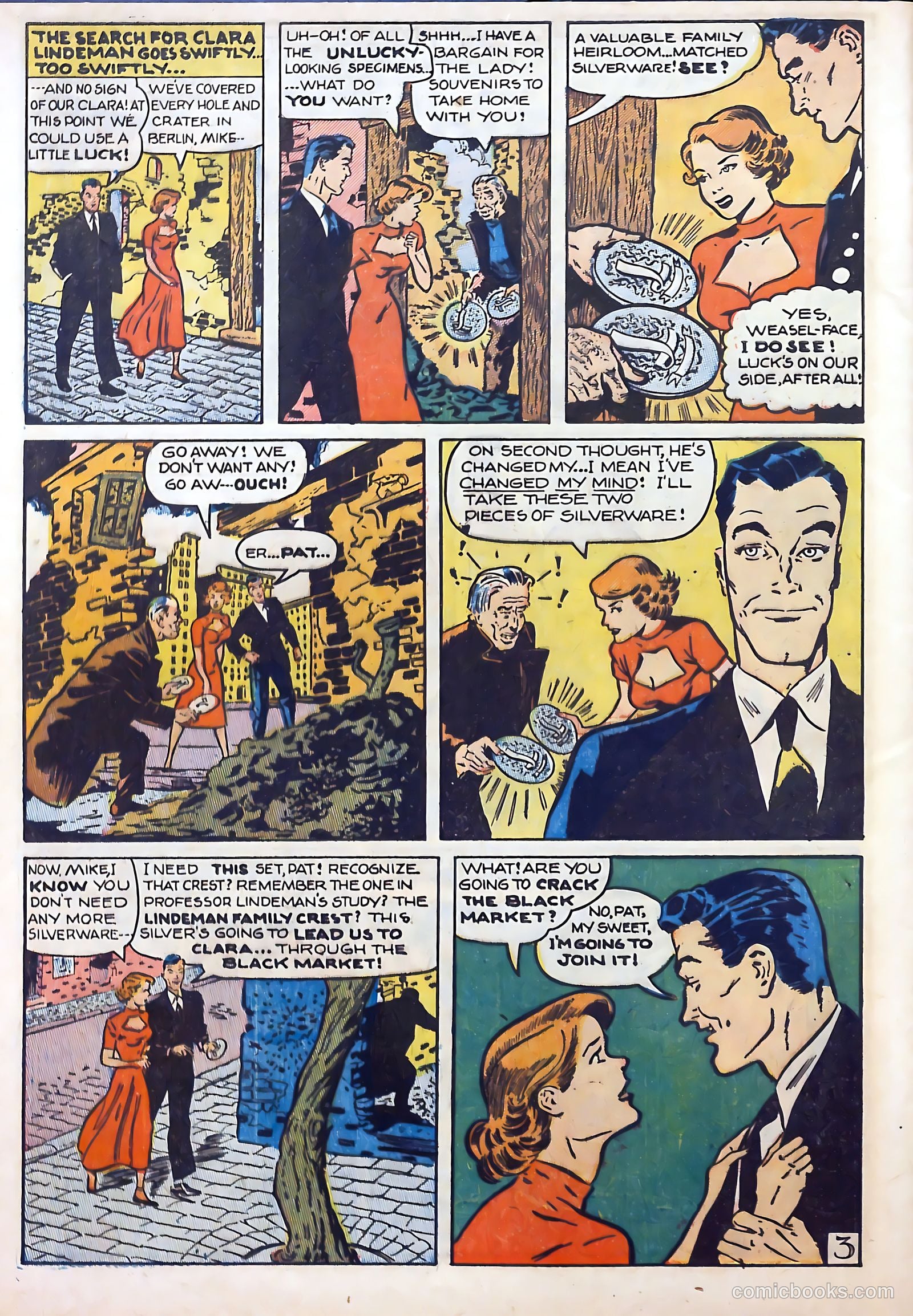 With the U.S. Paratroops Behind Enemy Lines #1 (1951) — page 28 of 36