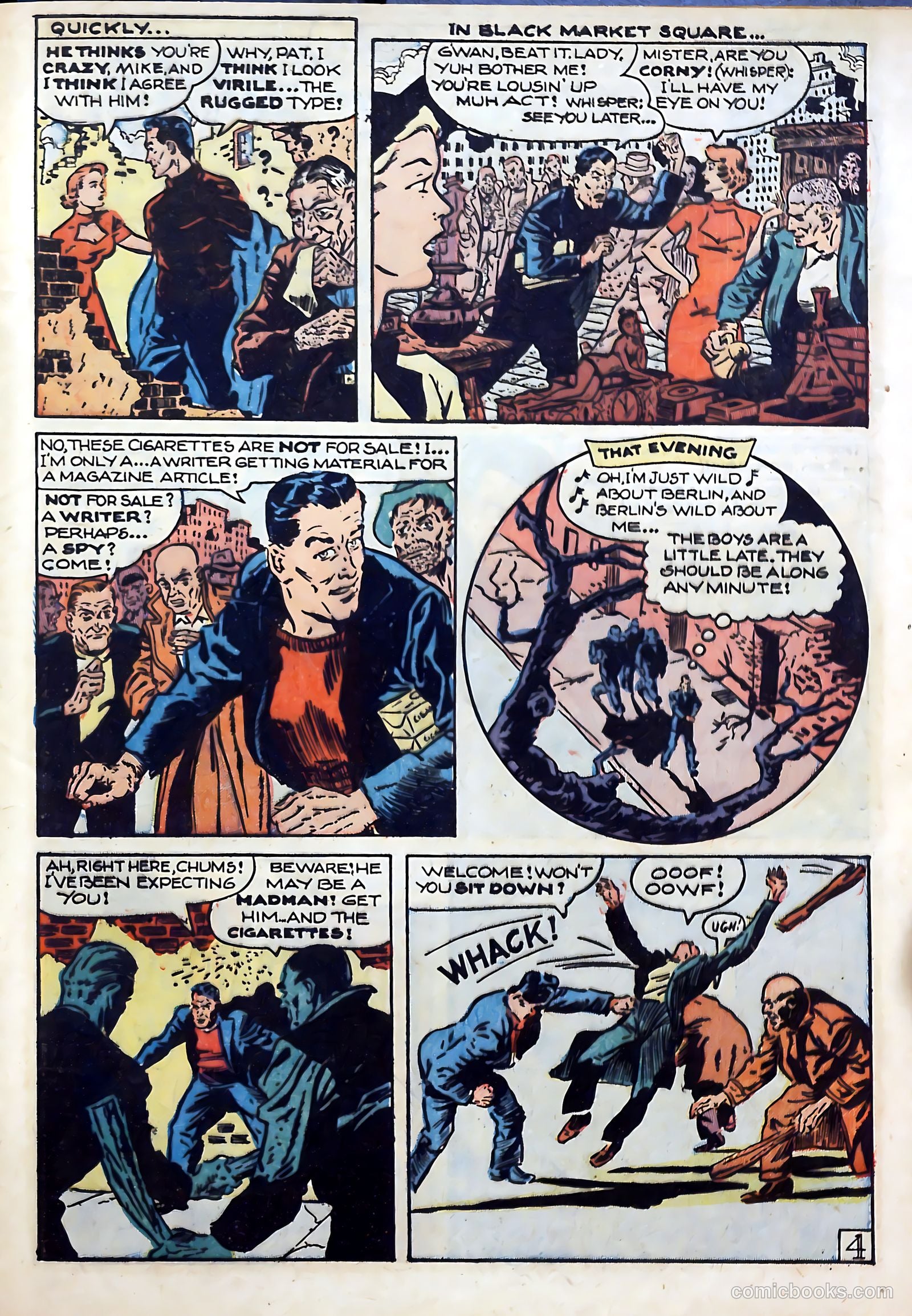 With the U.S. Paratroops Behind Enemy Lines #1 (1951) — page 29 of 36