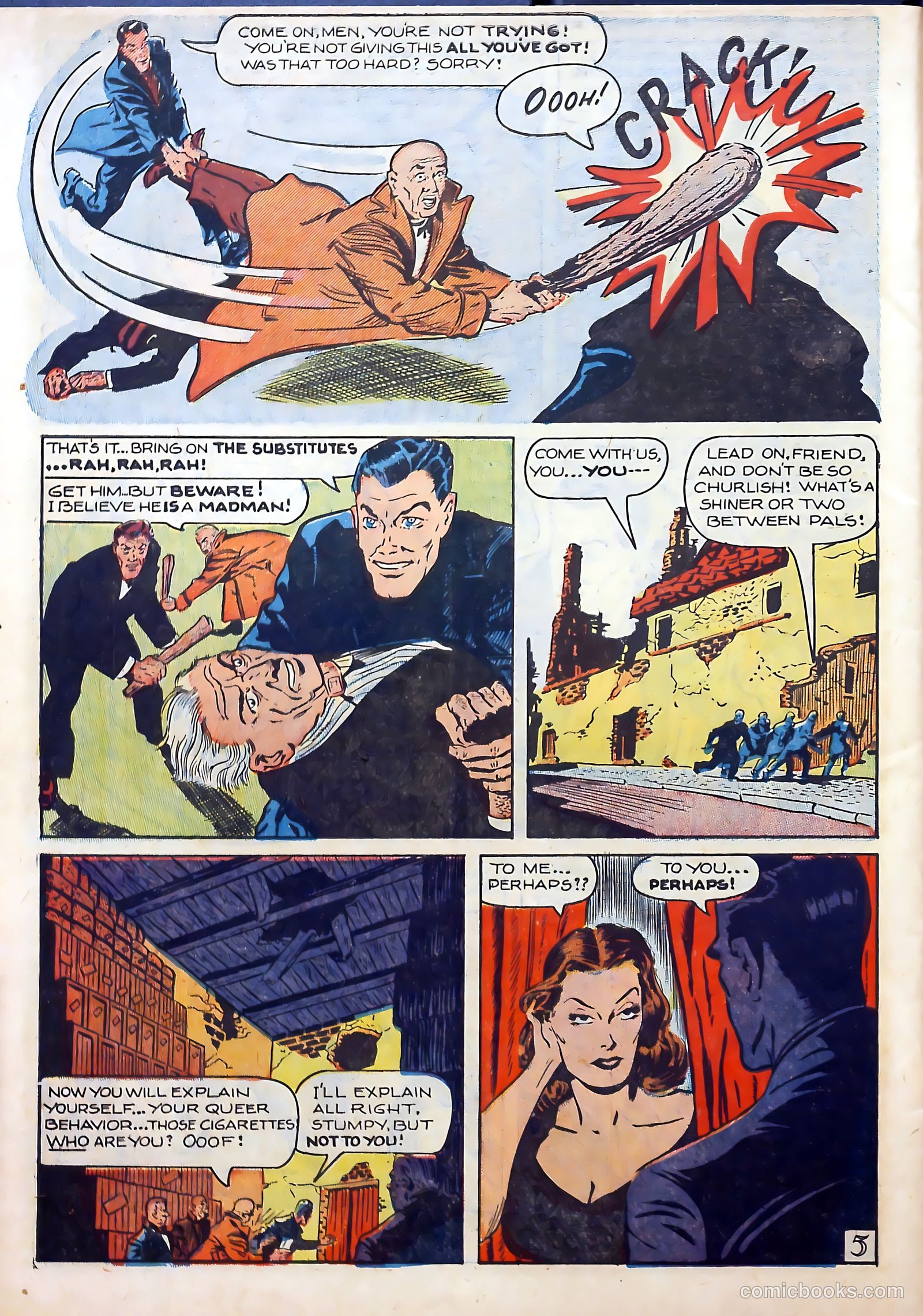 With the U.S. Paratroops Behind Enemy Lines #1 (1951) — page 30 of 36