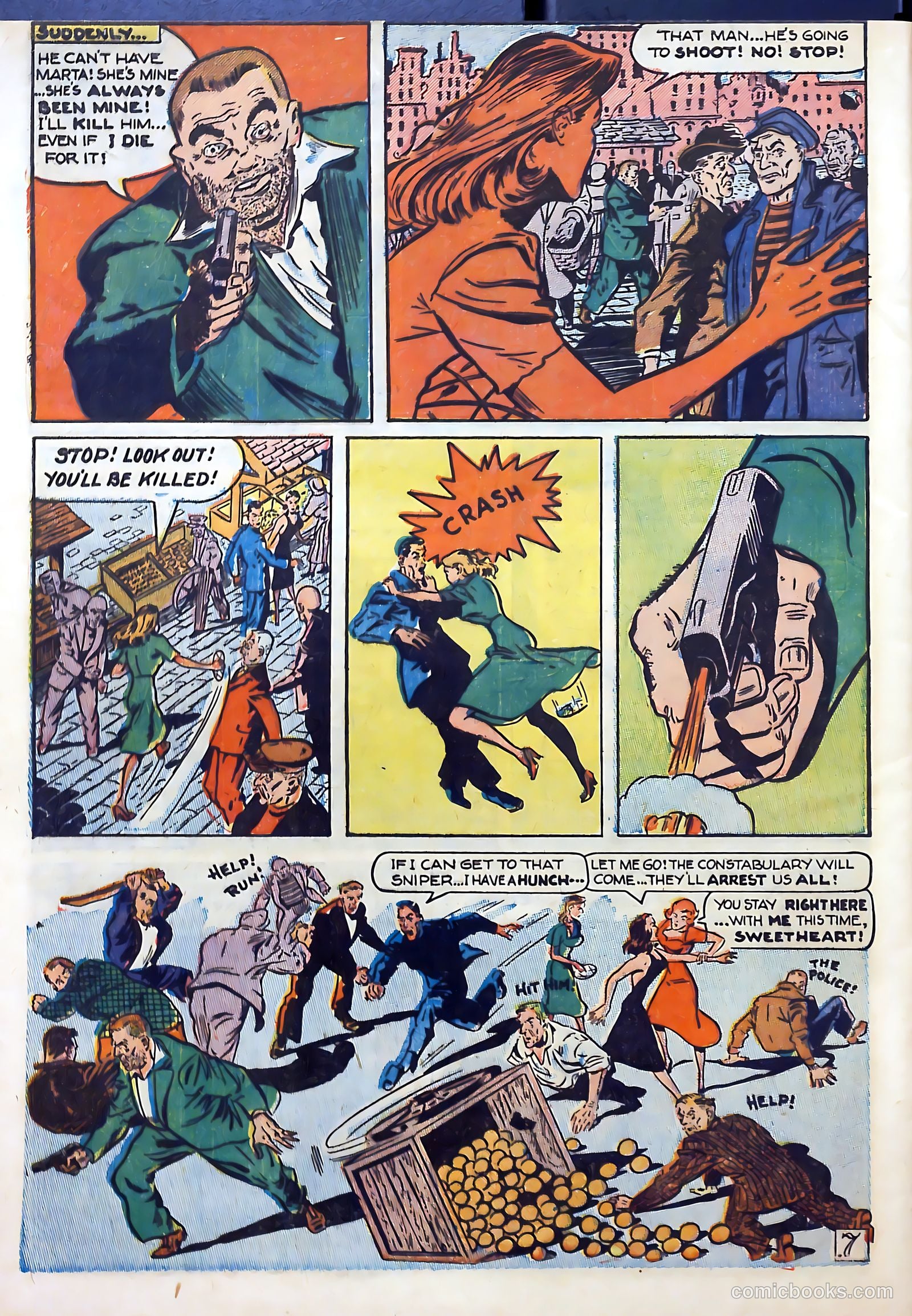 With the U.S. Paratroops Behind Enemy Lines #1 (1951) — page 32 of 36