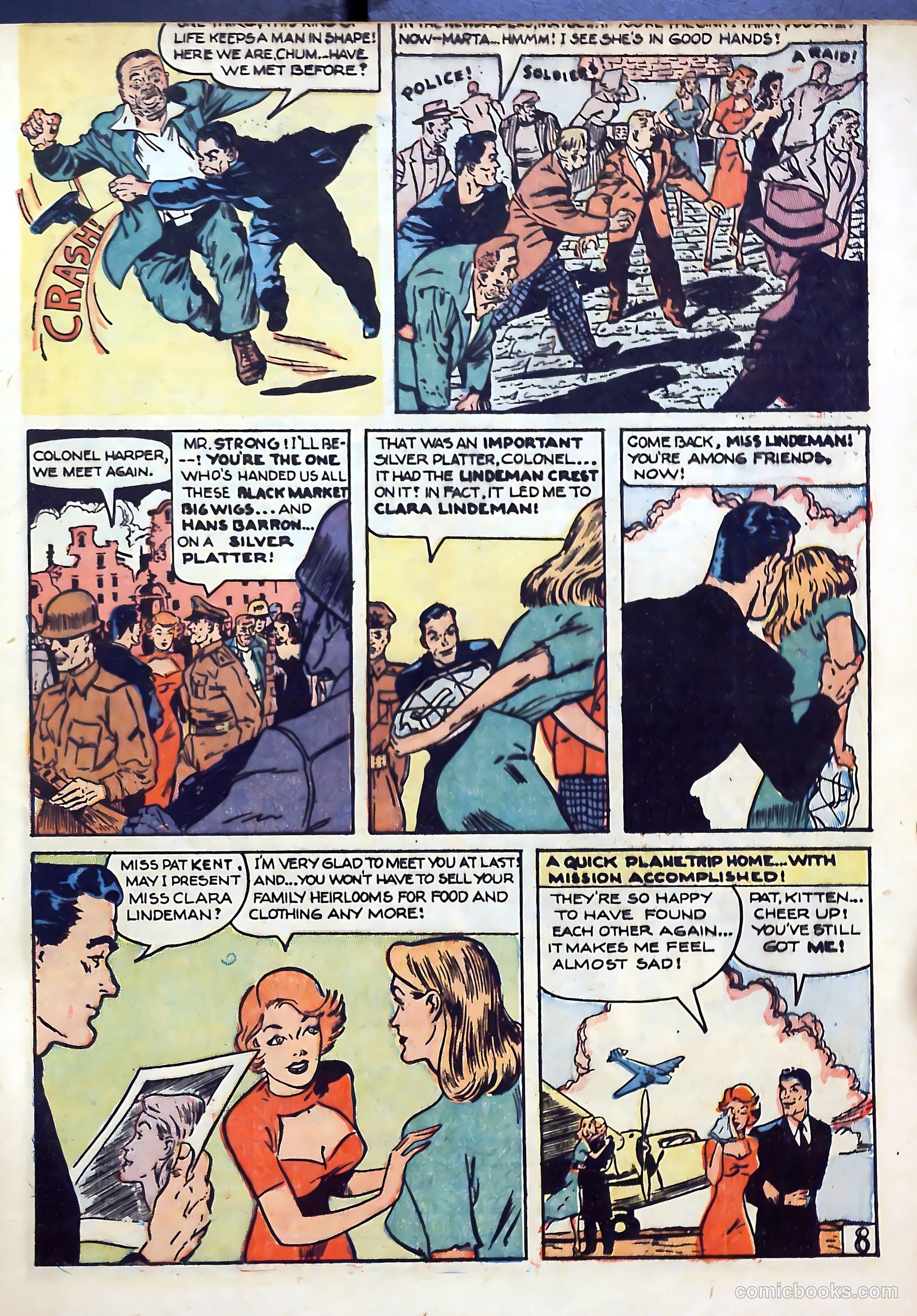 With the U.S. Paratroops Behind Enemy Lines #1 (1951) — page 33 of 36