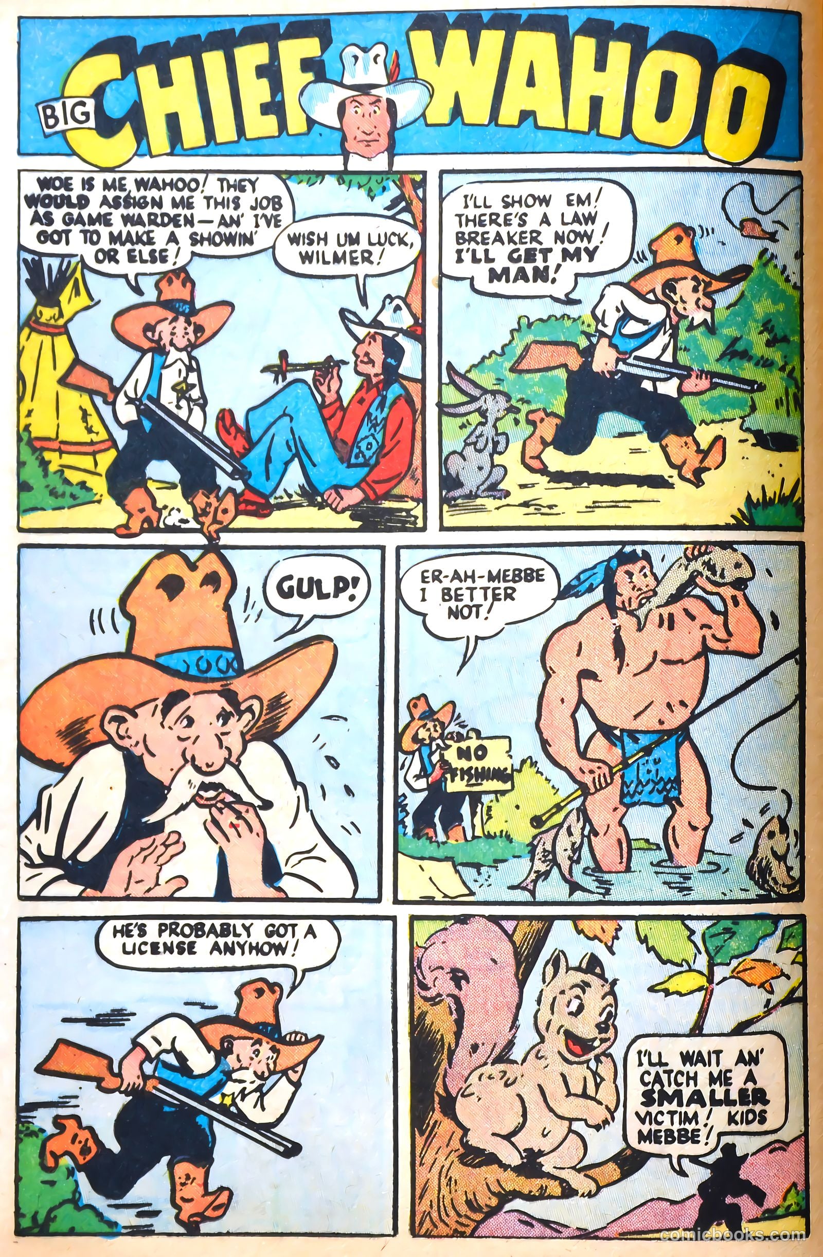 Big Chief Wahoo #5 (1945) — page 20 of 52