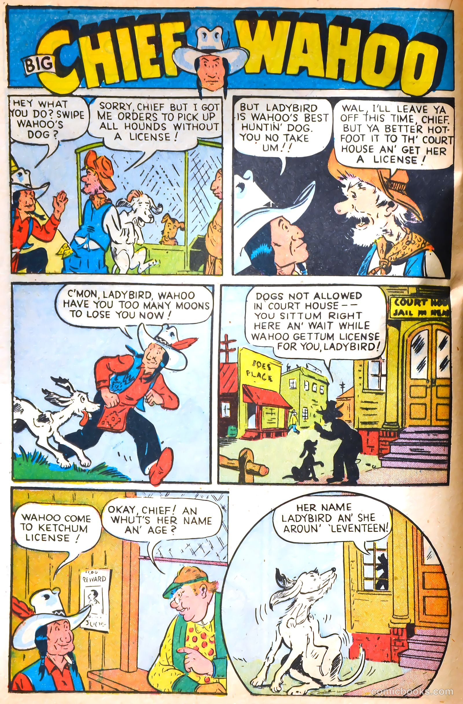 Big Chief Wahoo #5 (1945) — page 32 of 52
