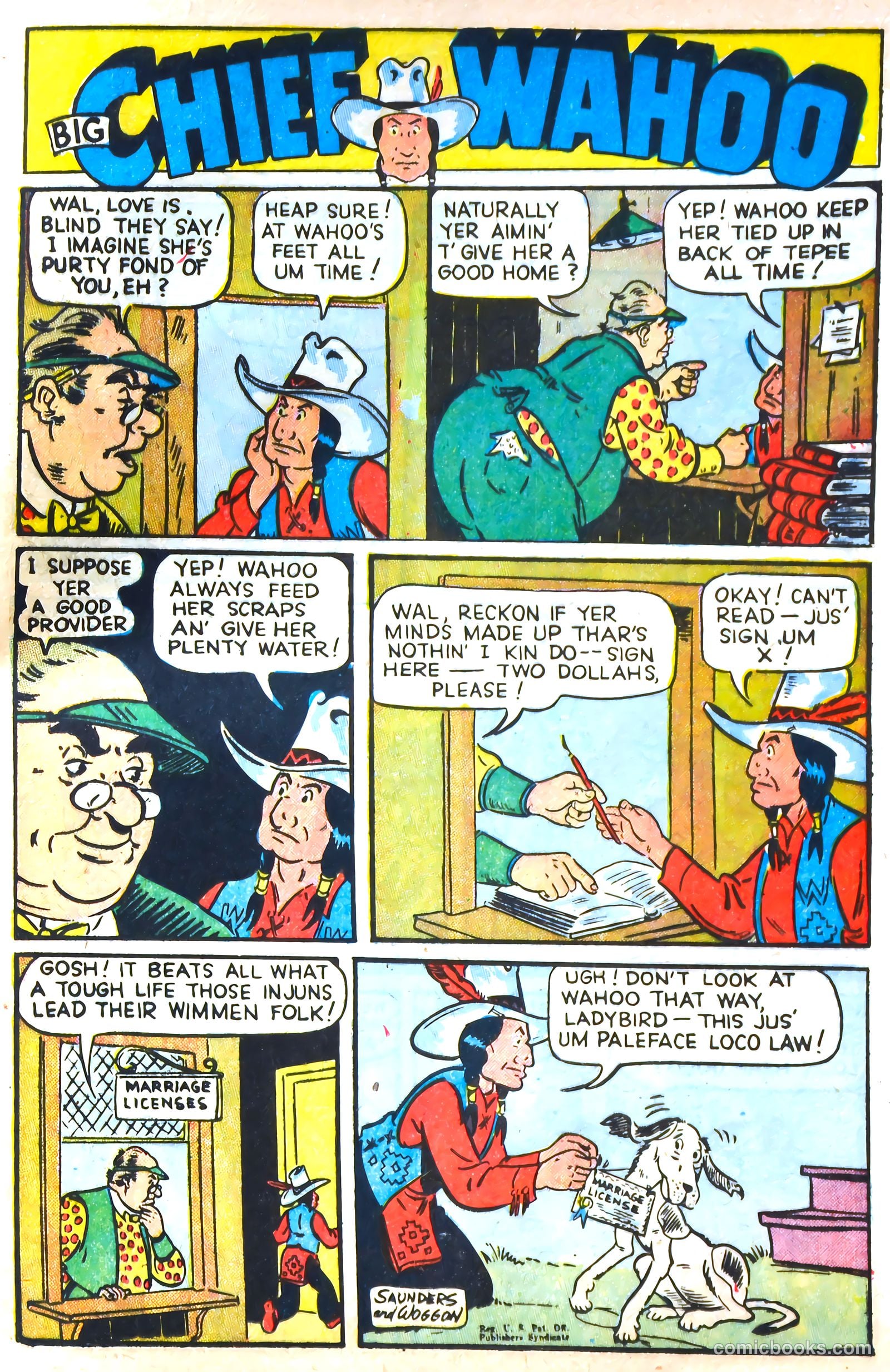 Big Chief Wahoo #5 (1945) — page 33 of 52