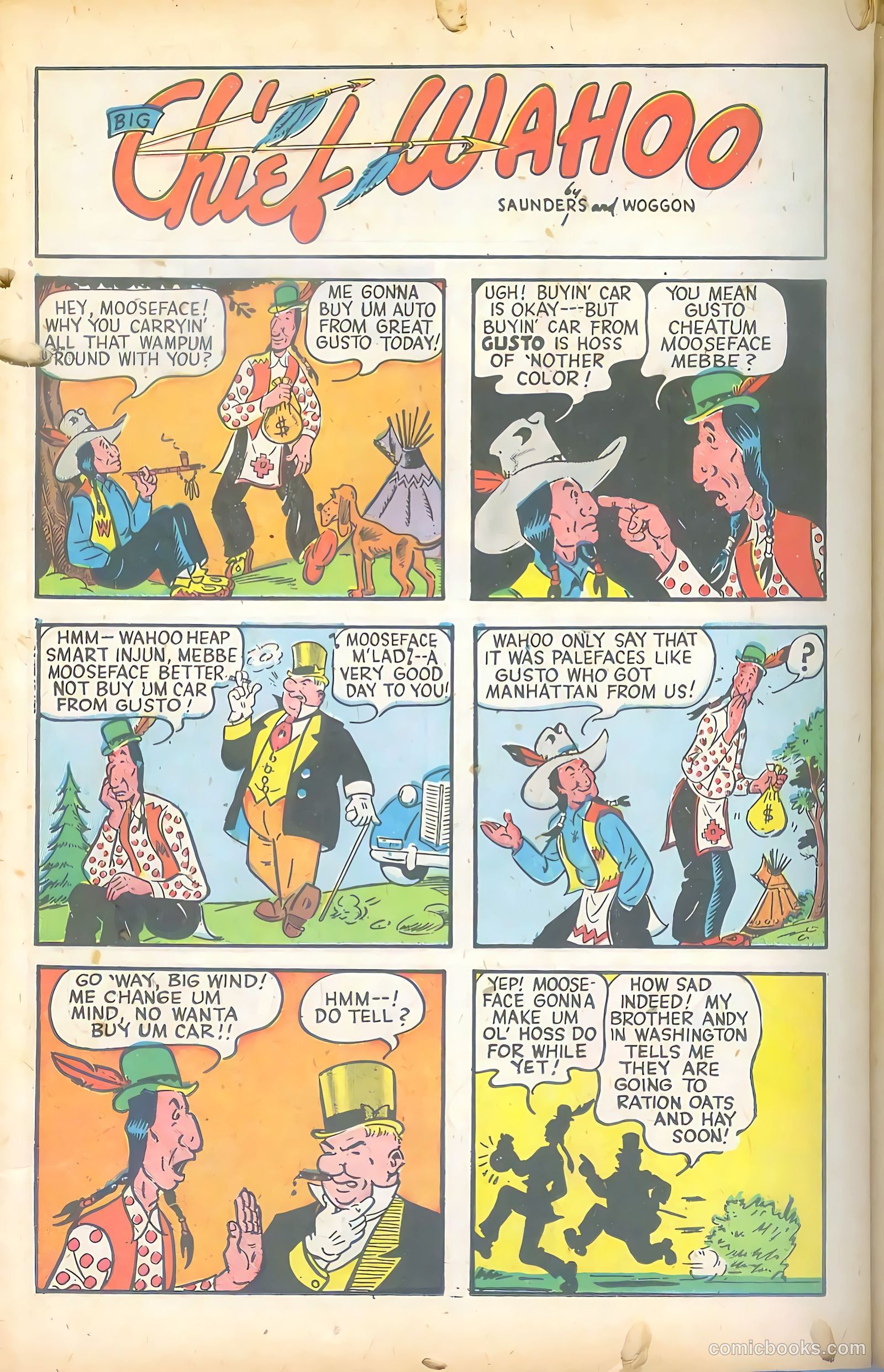 Big Chief Wahoo #7 (1945) — page 38 of 52