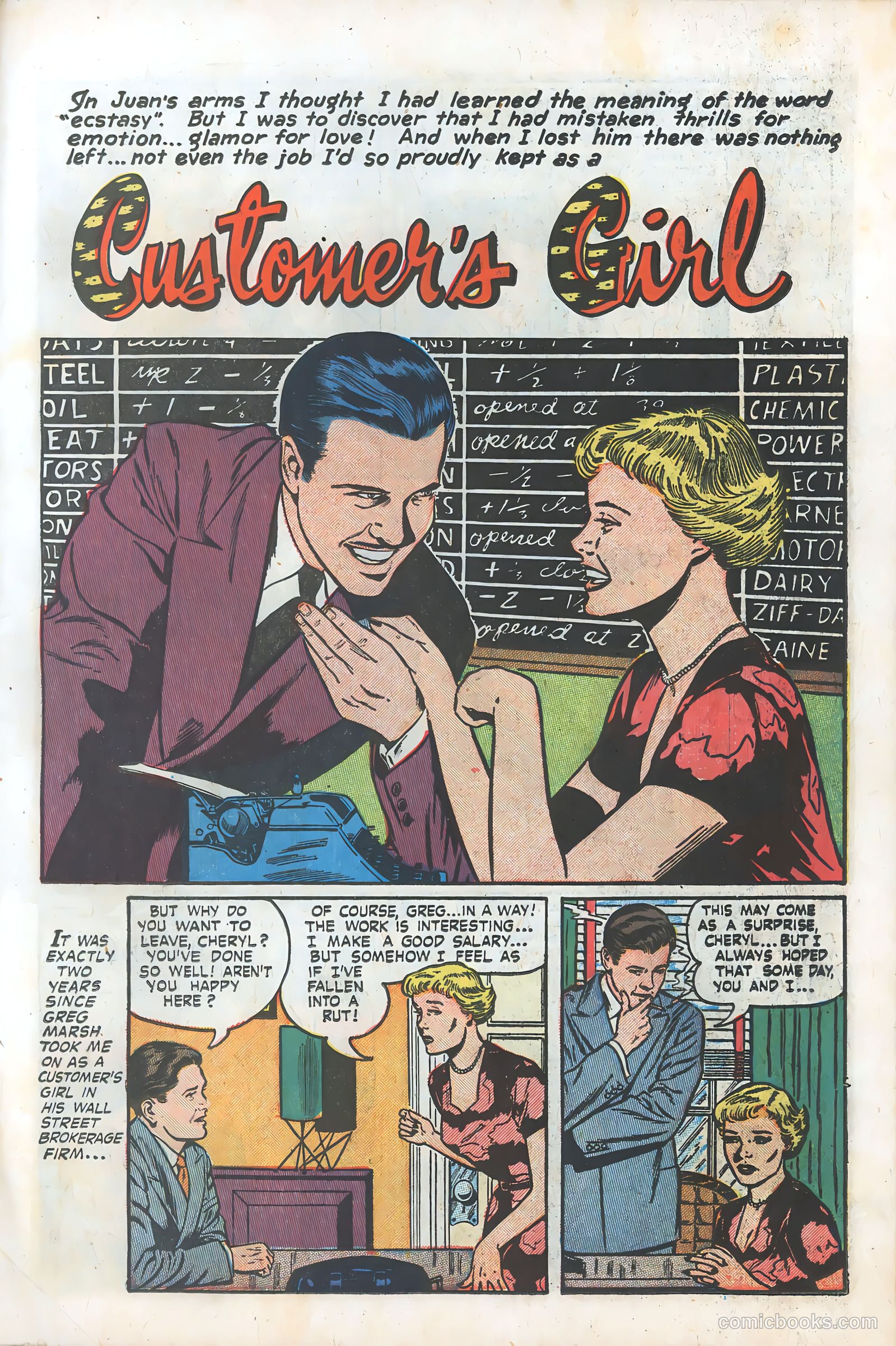 Women in Love #1 (1949) — page 19 of 100
