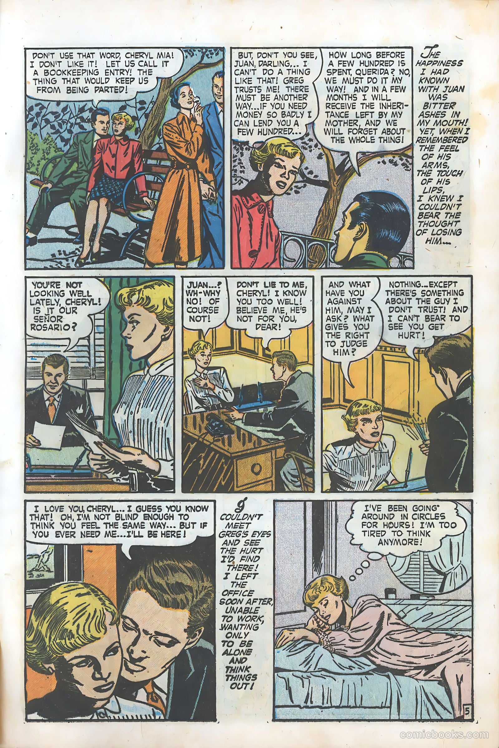 Women in Love #1 (1949) — page 23 of 100