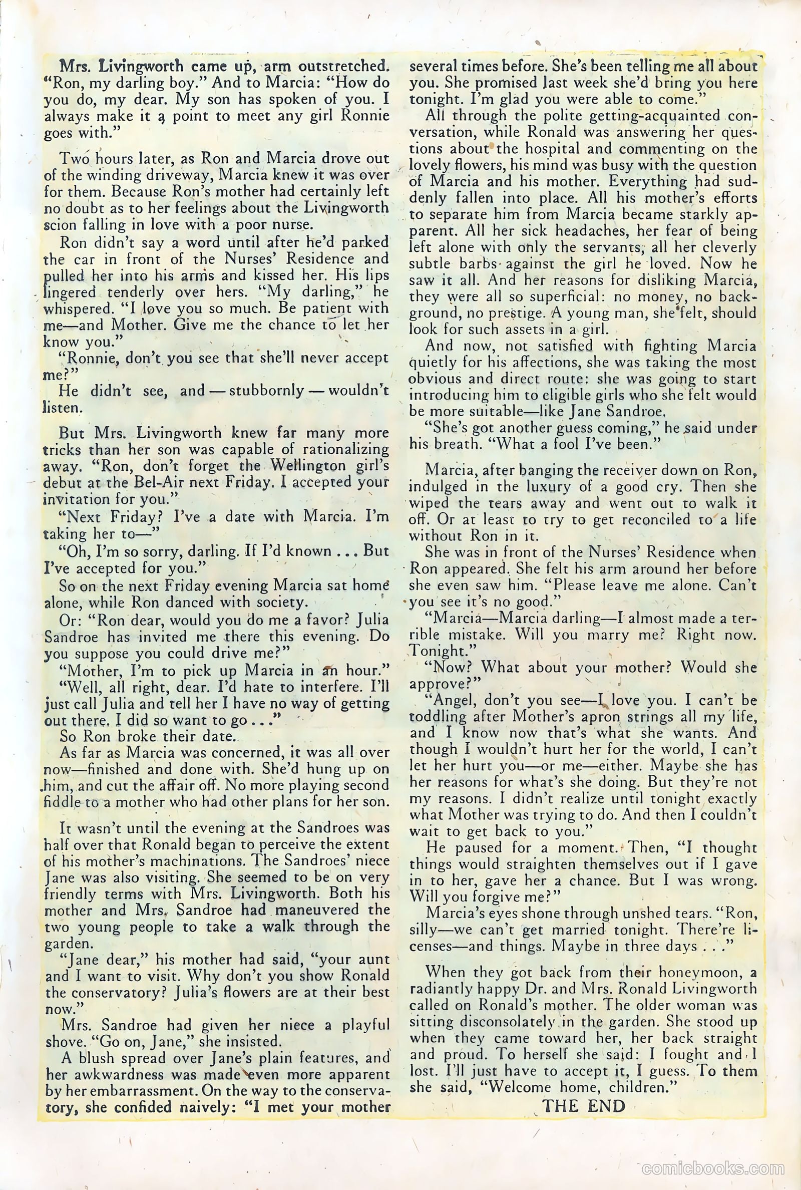 Women in Love #1 (1949) — page 37 of 100