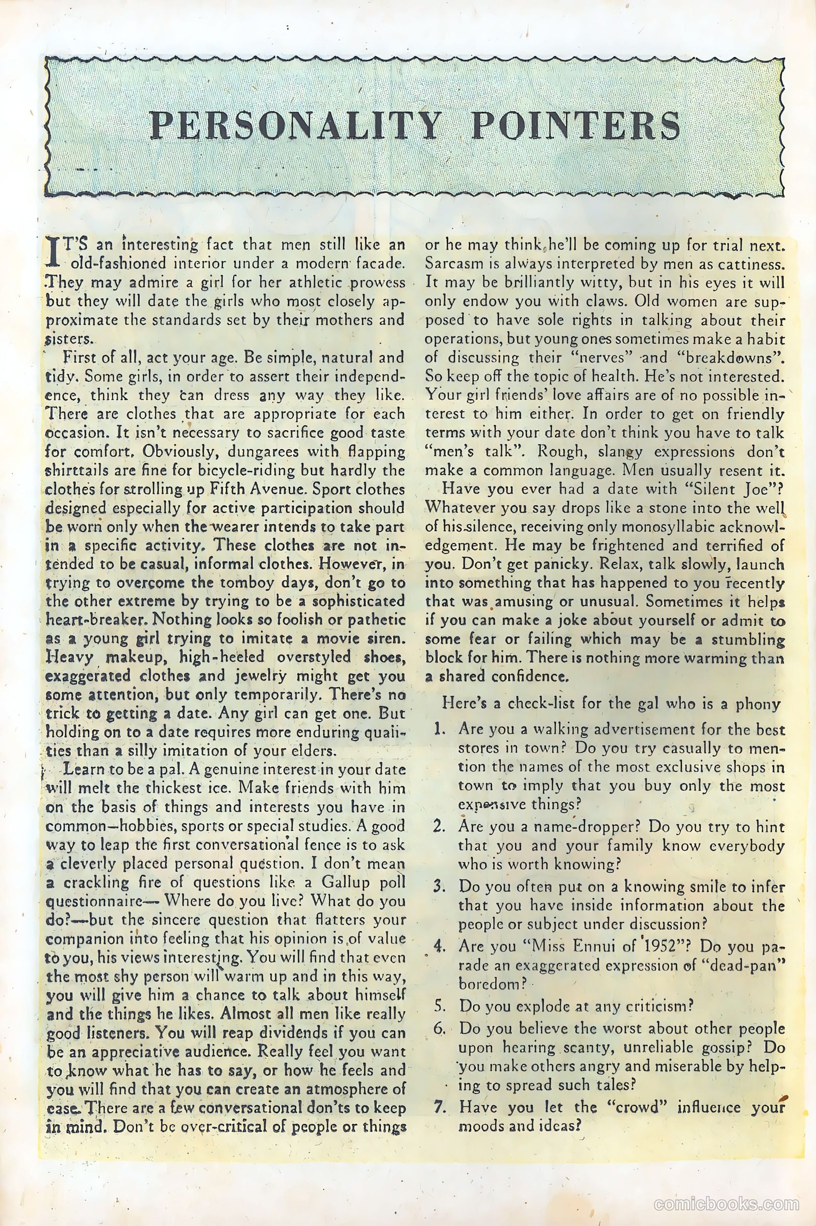 Women in Love #1 (1949) — page 70 of 100