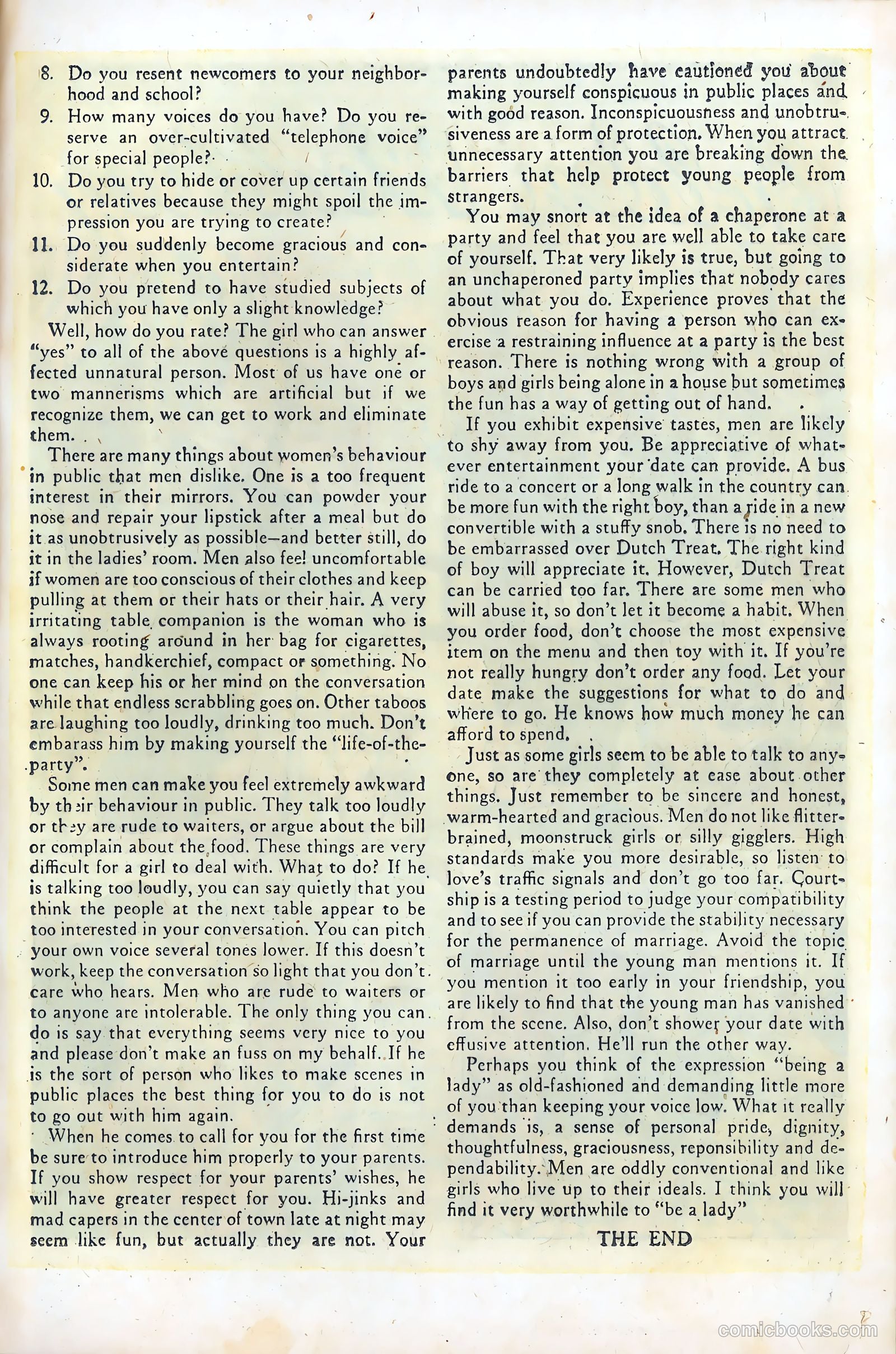 Women in Love #1 (1949) — page 71 of 100