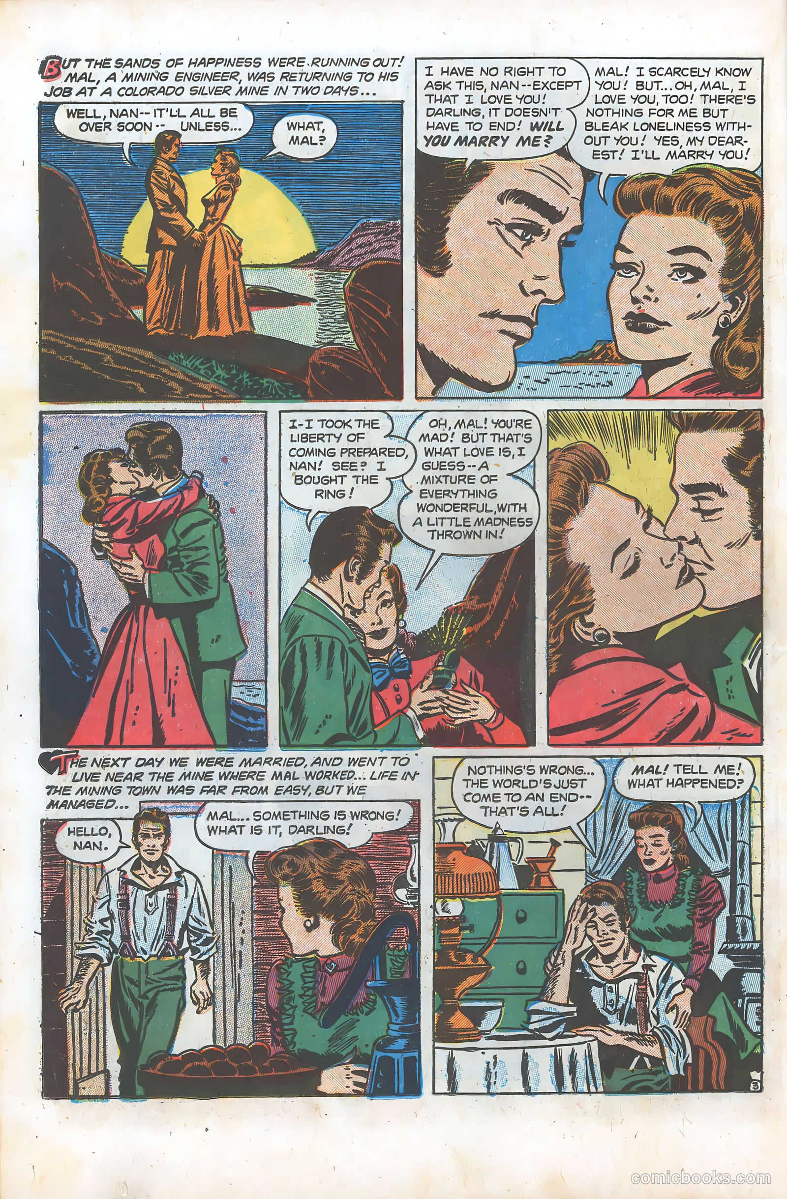 Women in Love #1 (1949) — page 74 of 100