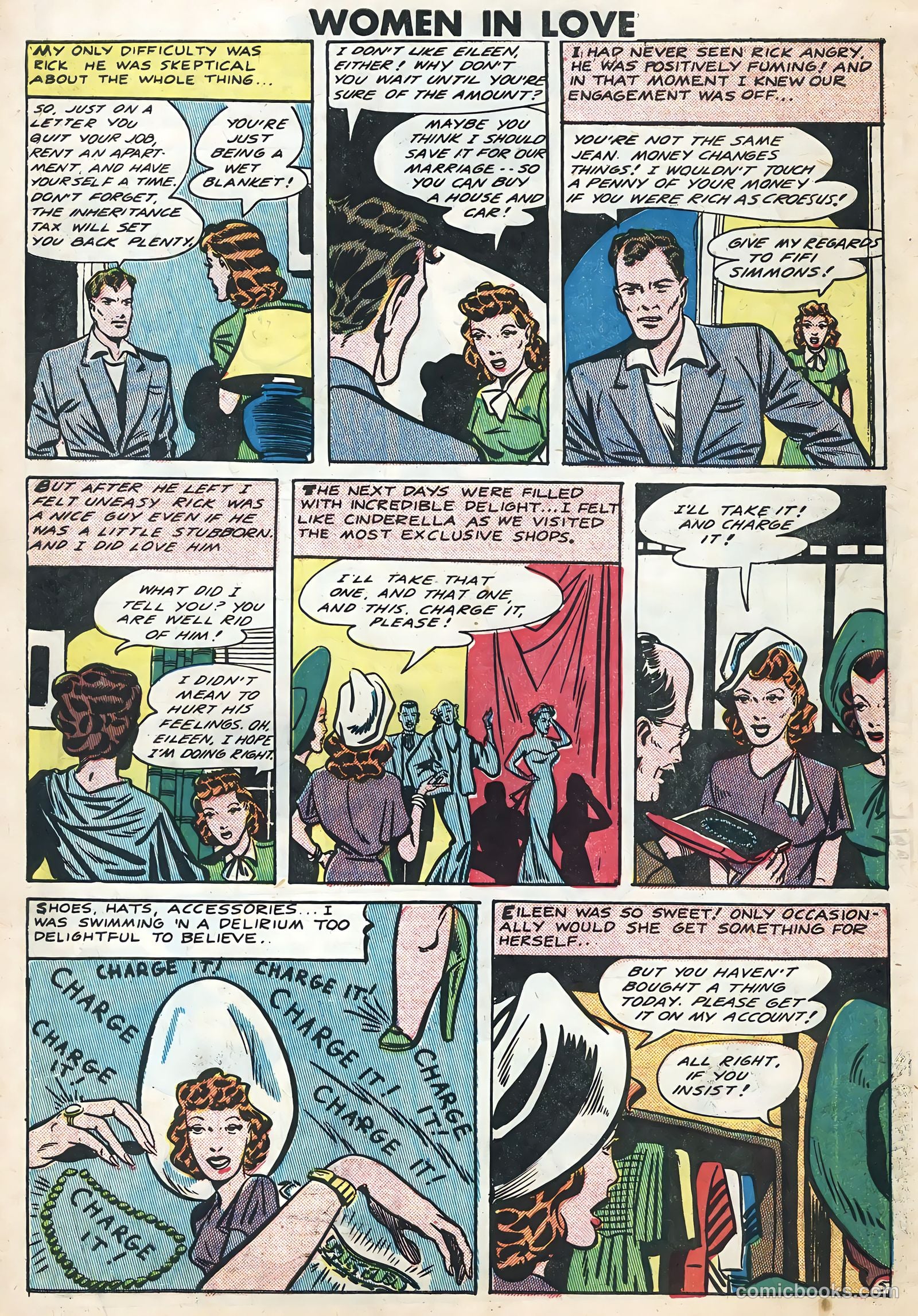 Women in Love #3 (1949) — page 6 of 36