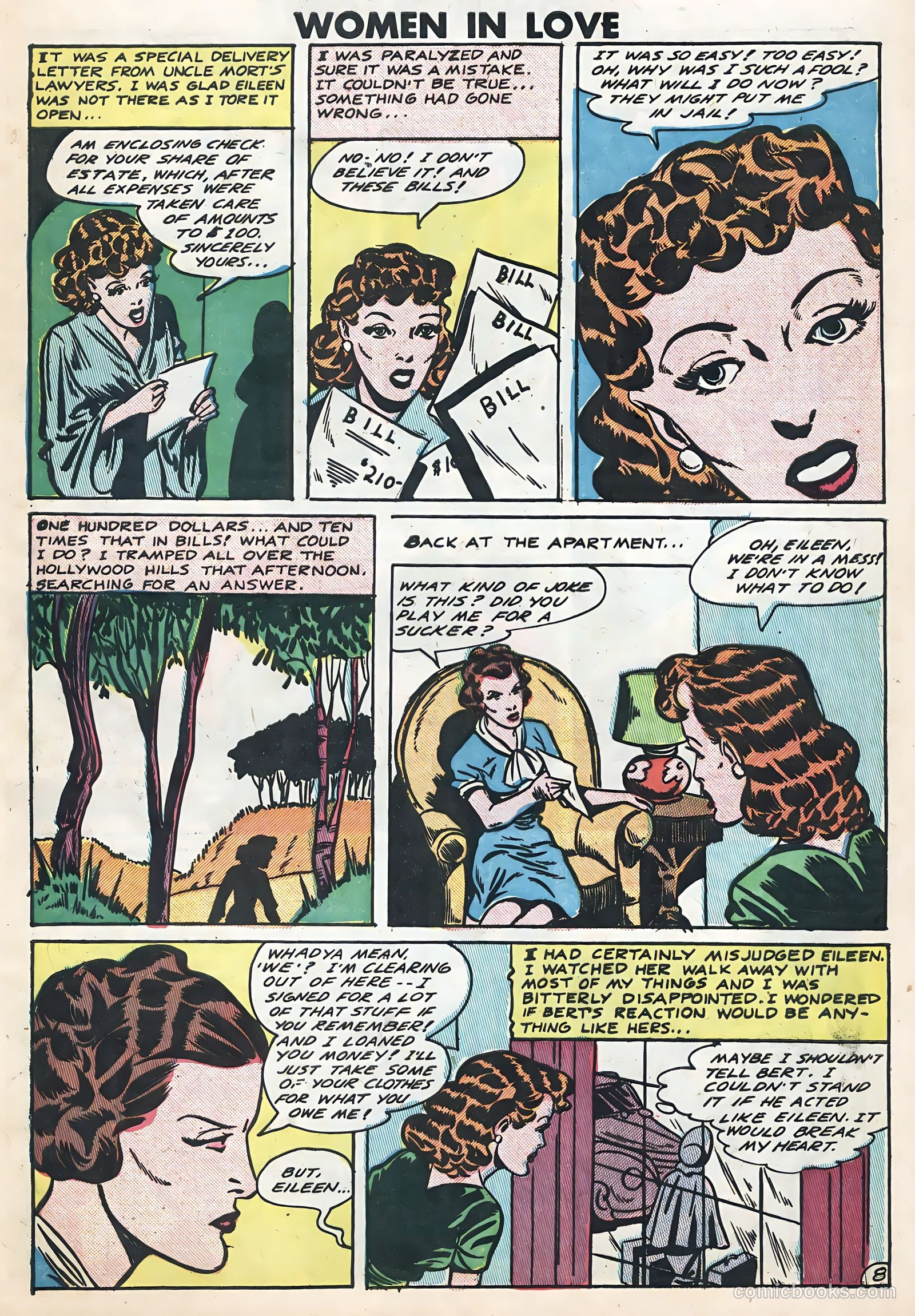 Women in Love #3 (1949) — page 9 of 36