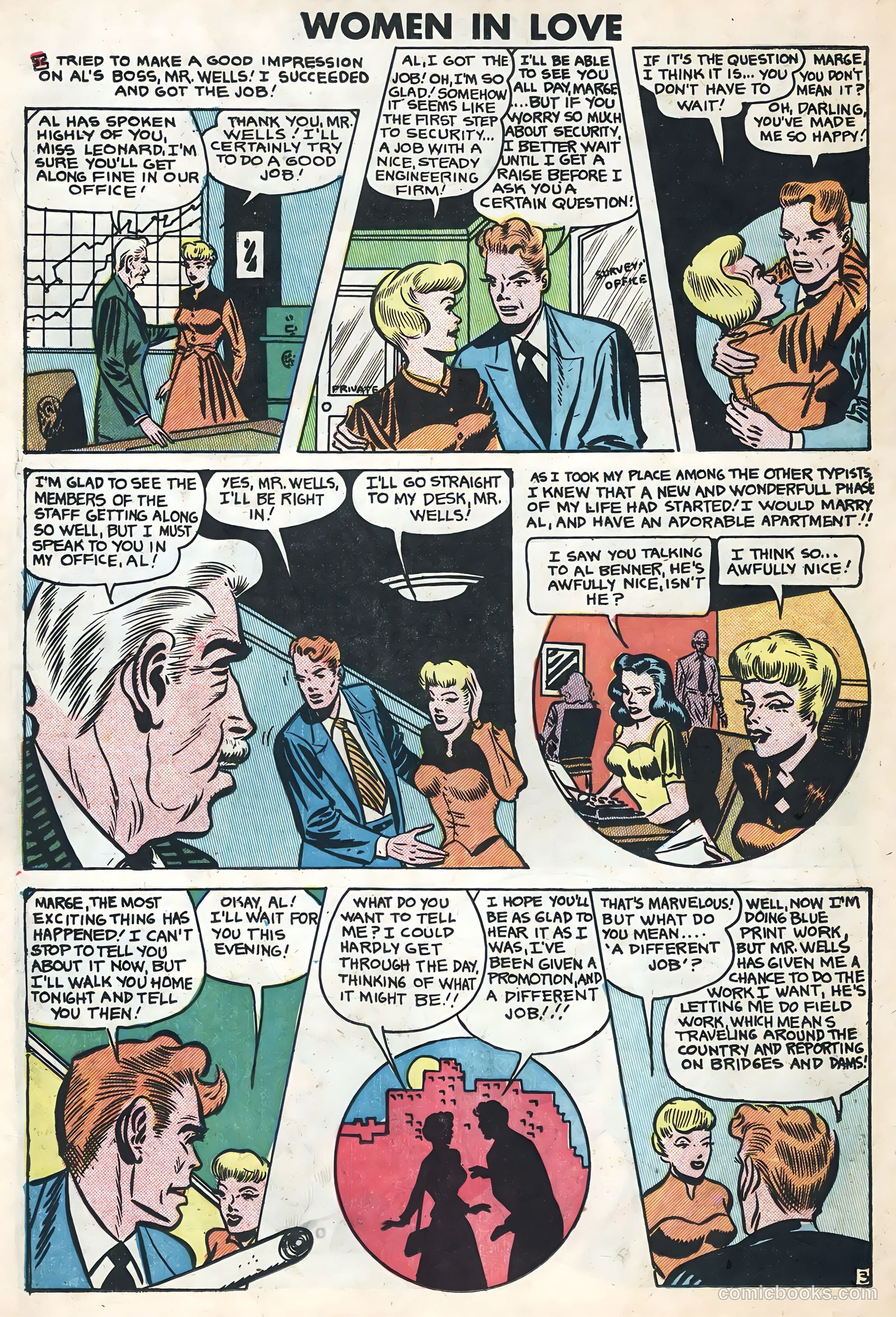 Women in Love #3 (1949) — page 14 of 36